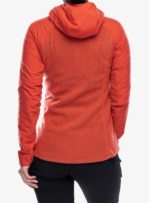 Hybridní bunda dámská Patagonia Nano-Air Light Hybrid Hoody - pimento red