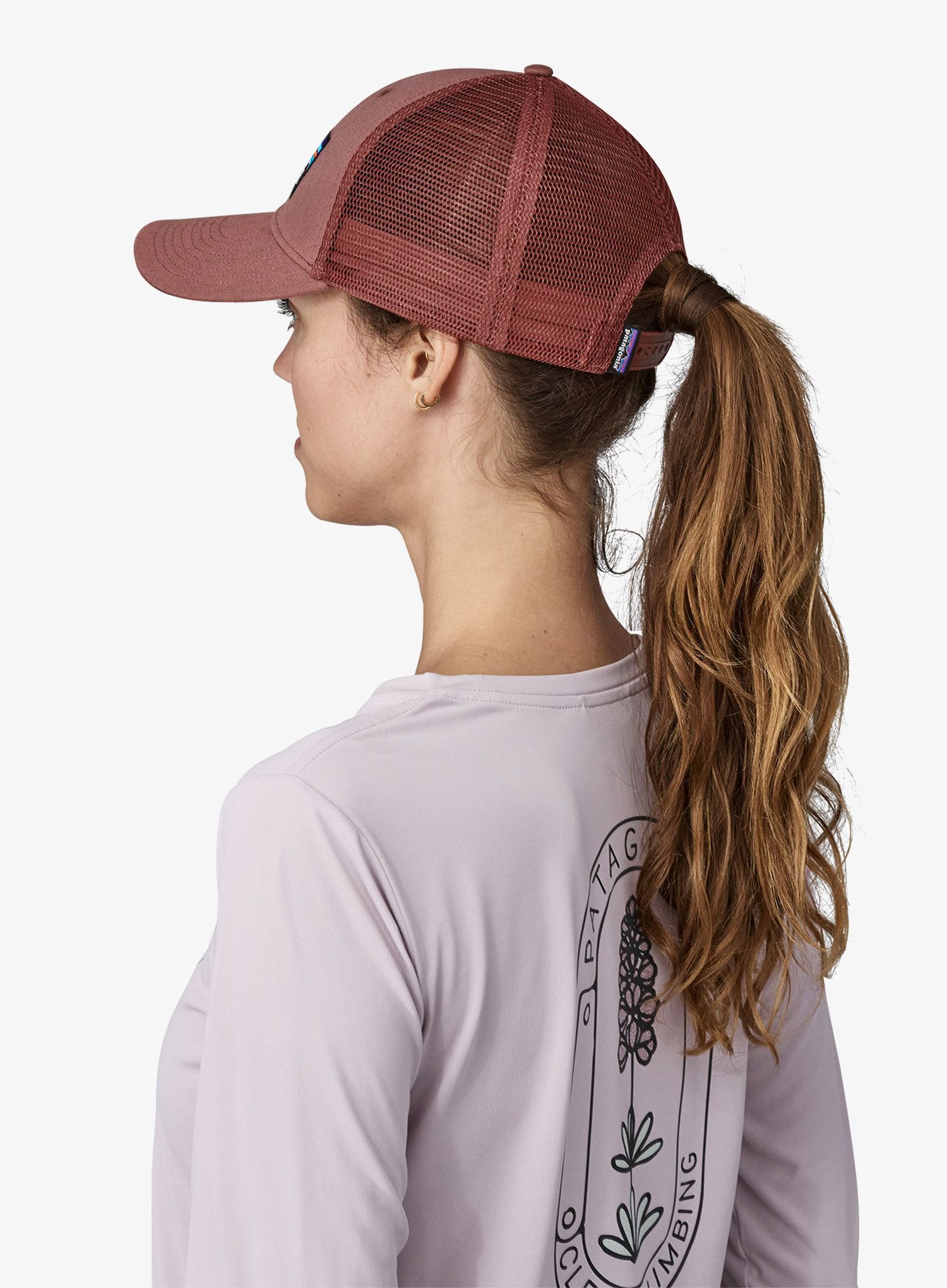 Kšiltovka Patagonia P-6 Logo LoPro Trucker Hat - dulse mauve