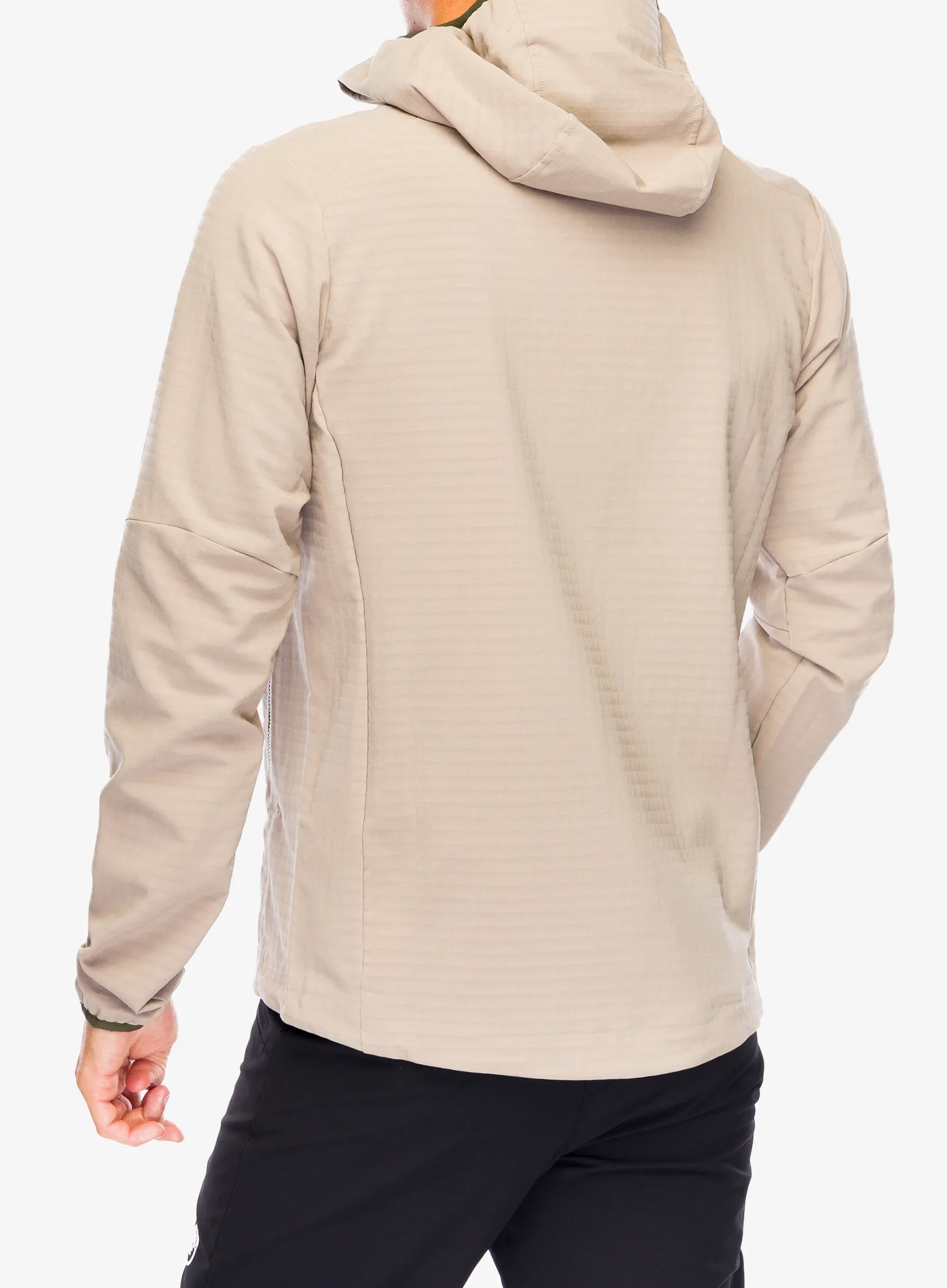 Softshellová bunda Patagonia R1 TechFace Hoody - seabird grey