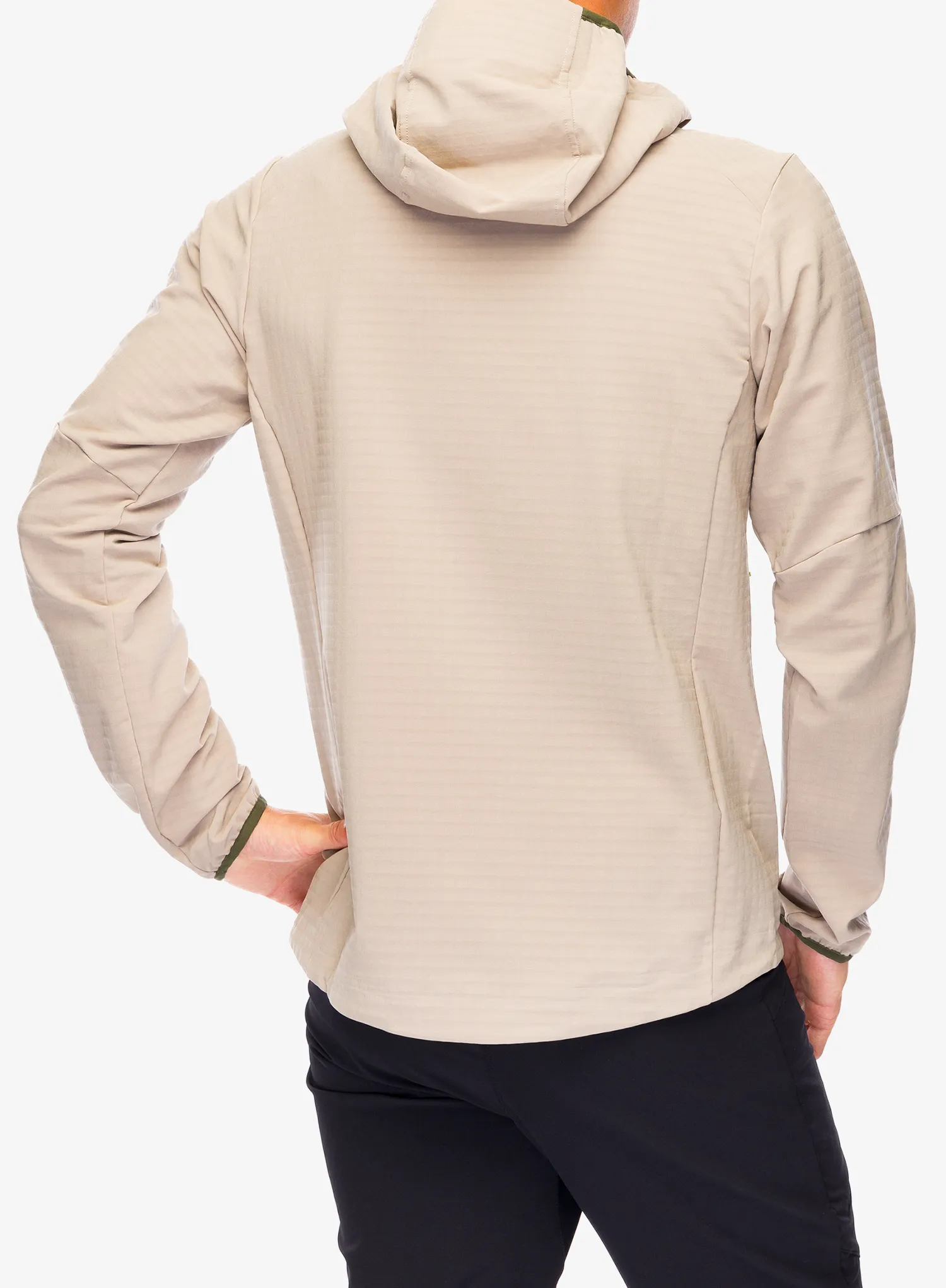 Softshellová bunda Patagonia R1 TechFace Hoody - seabird grey