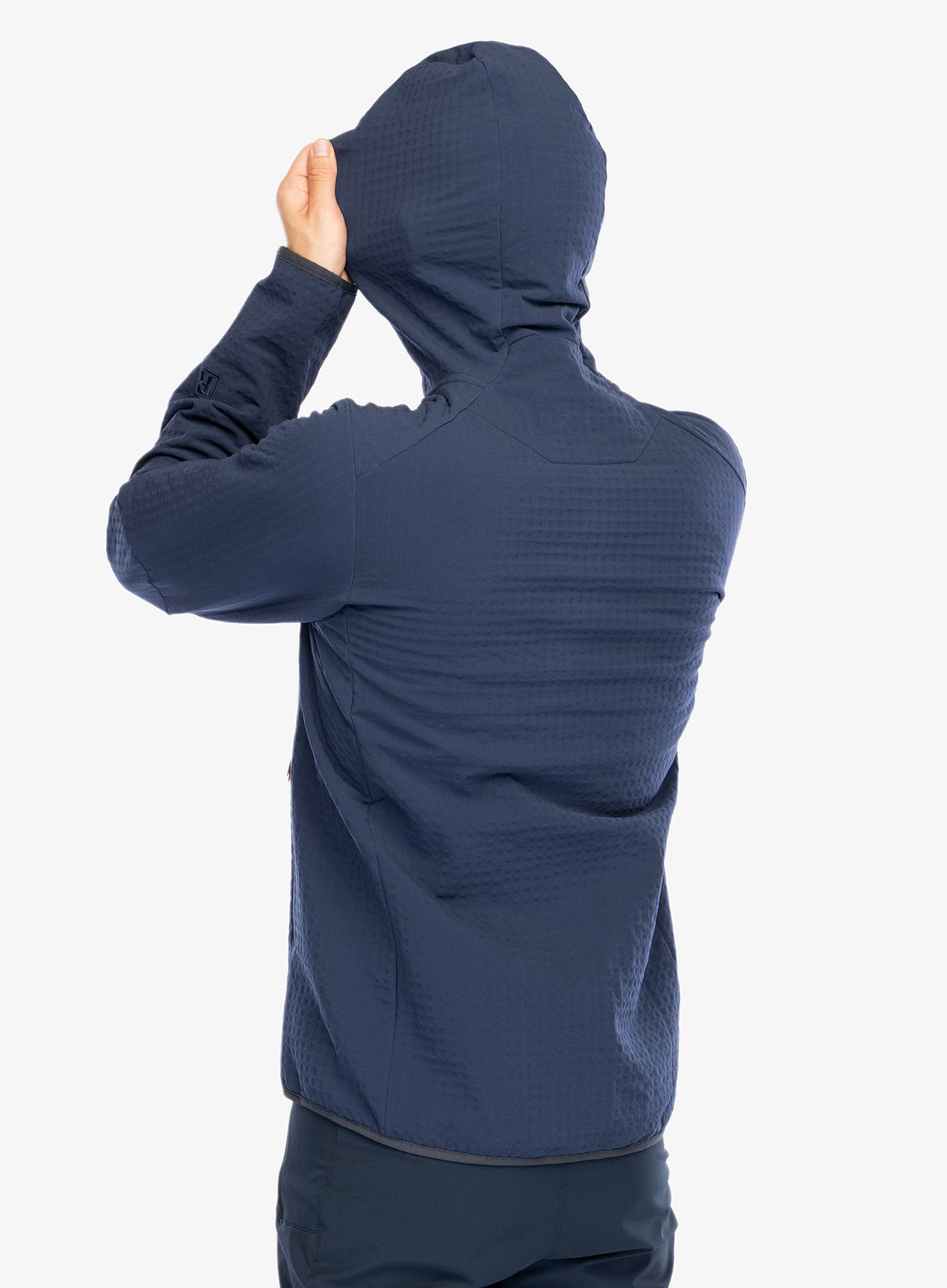 Softshellová bunda Patagonia R2 TechFace Hoody - new navy