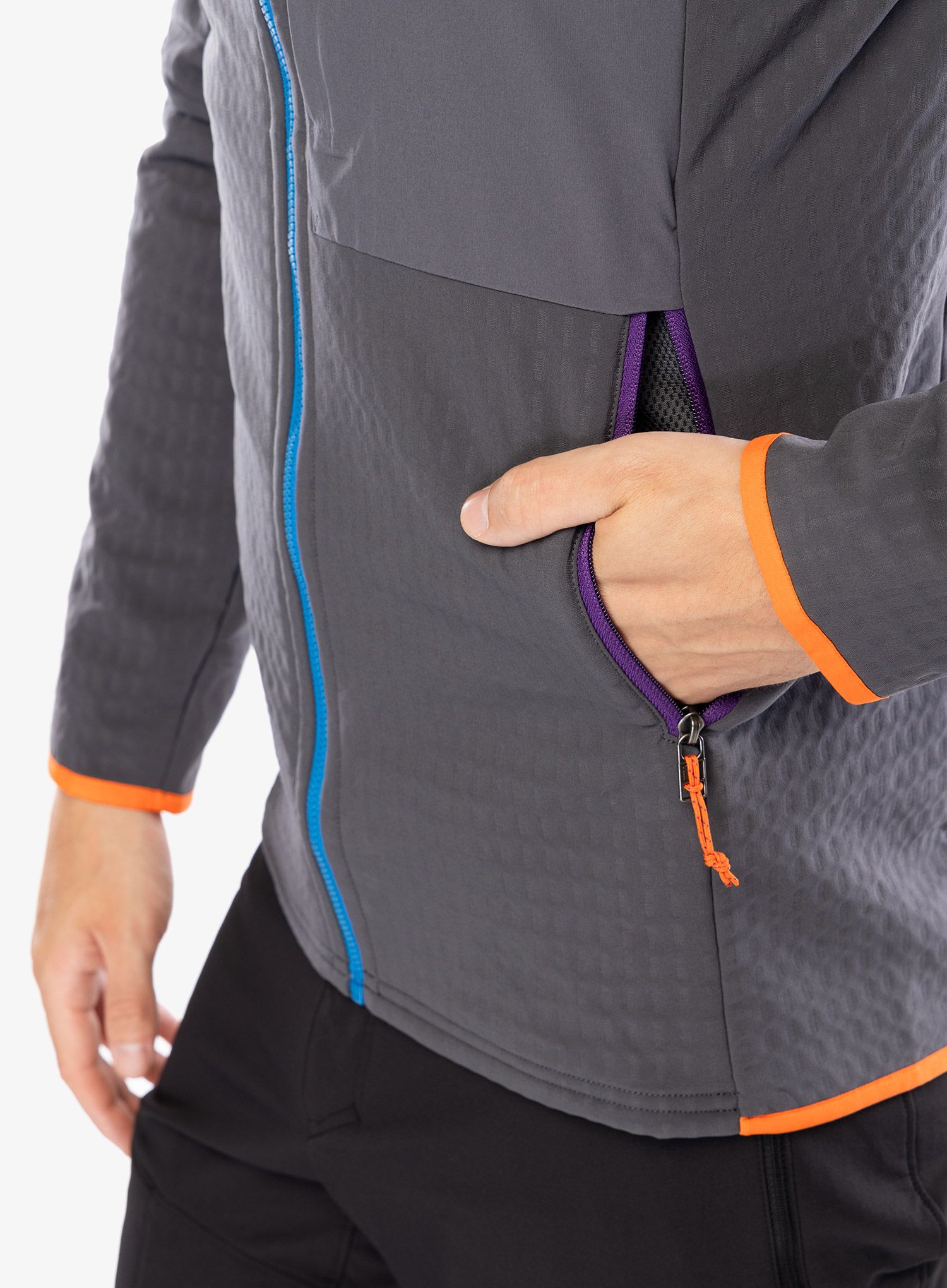 Softshellová bunda Patagonia R2 TechFace Jacket - forge grey