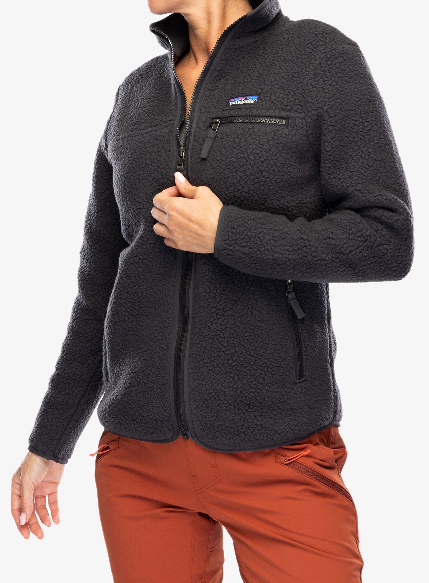 Fleecová mikina dámská Patagonia Retro Pile Jacket - ink black