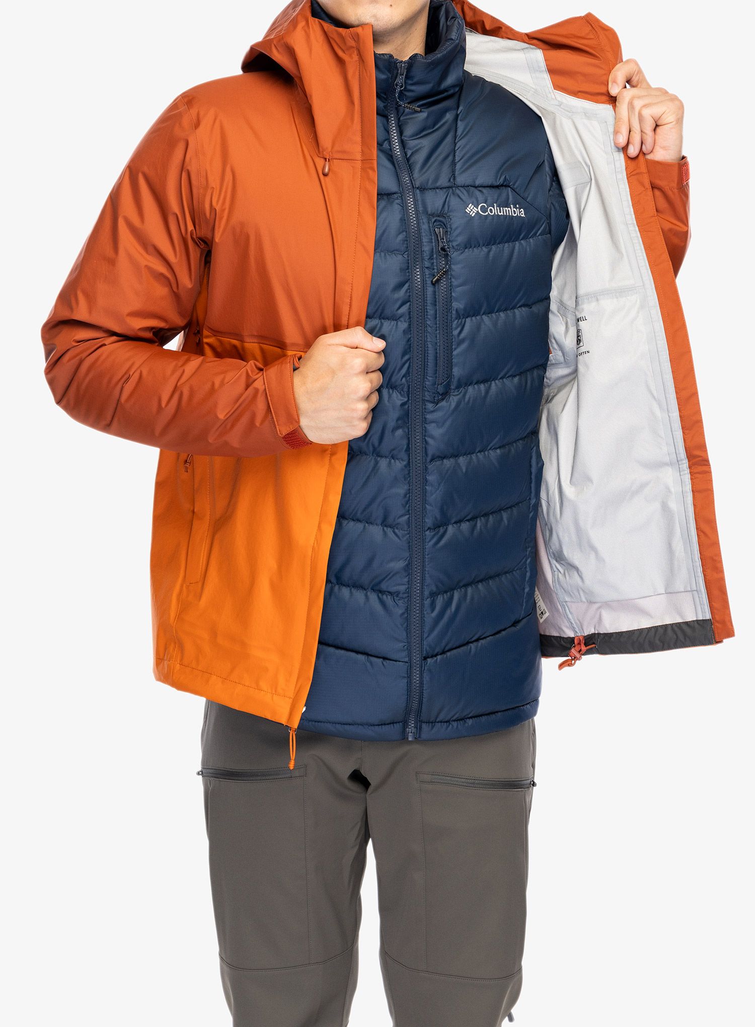 Bunda s membránou Patagonia Torrentshell 3L Jacket - redtail rust