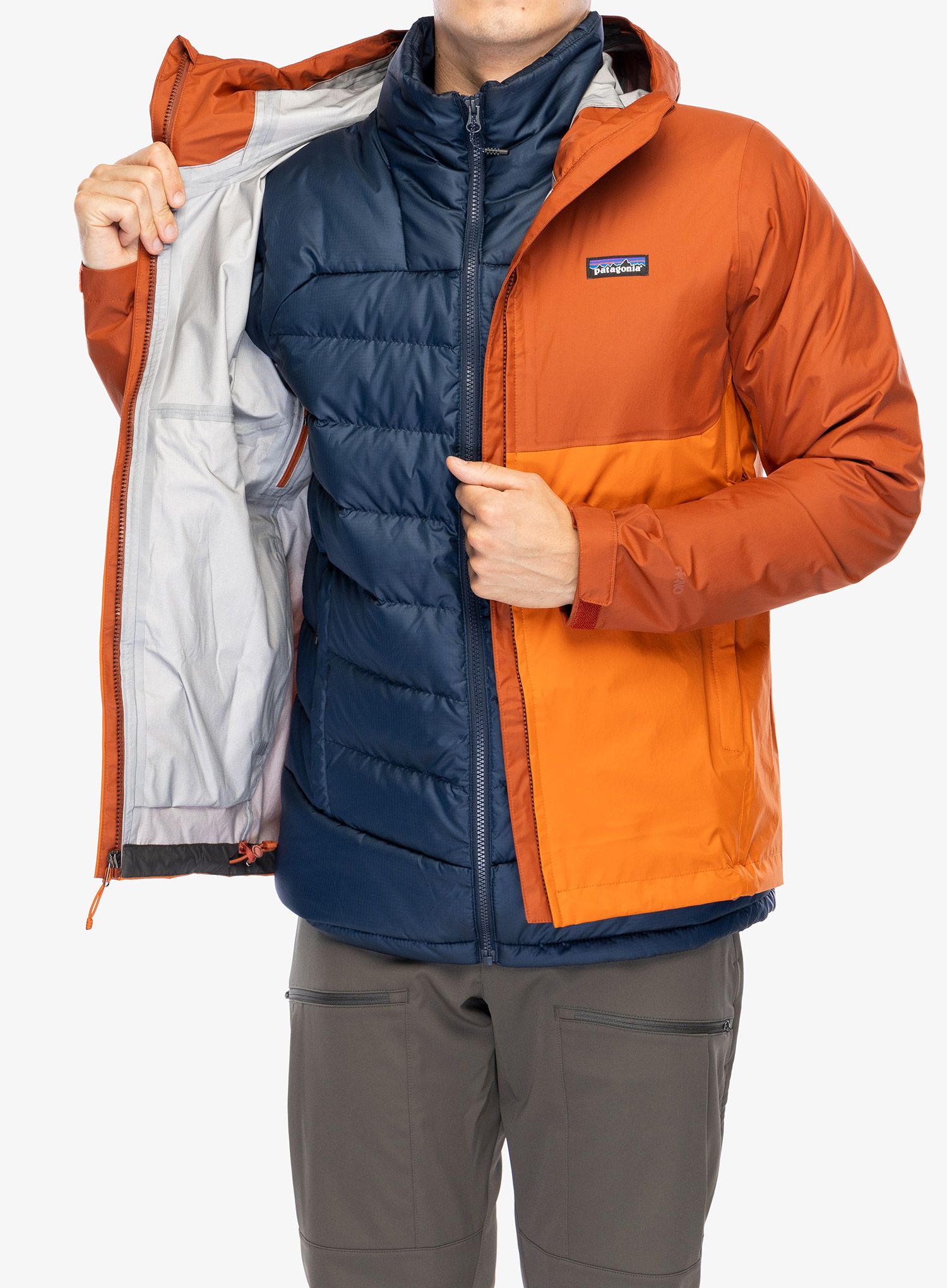 Bunda s membránou Patagonia Torrentshell 3L Jacket - redtail rust