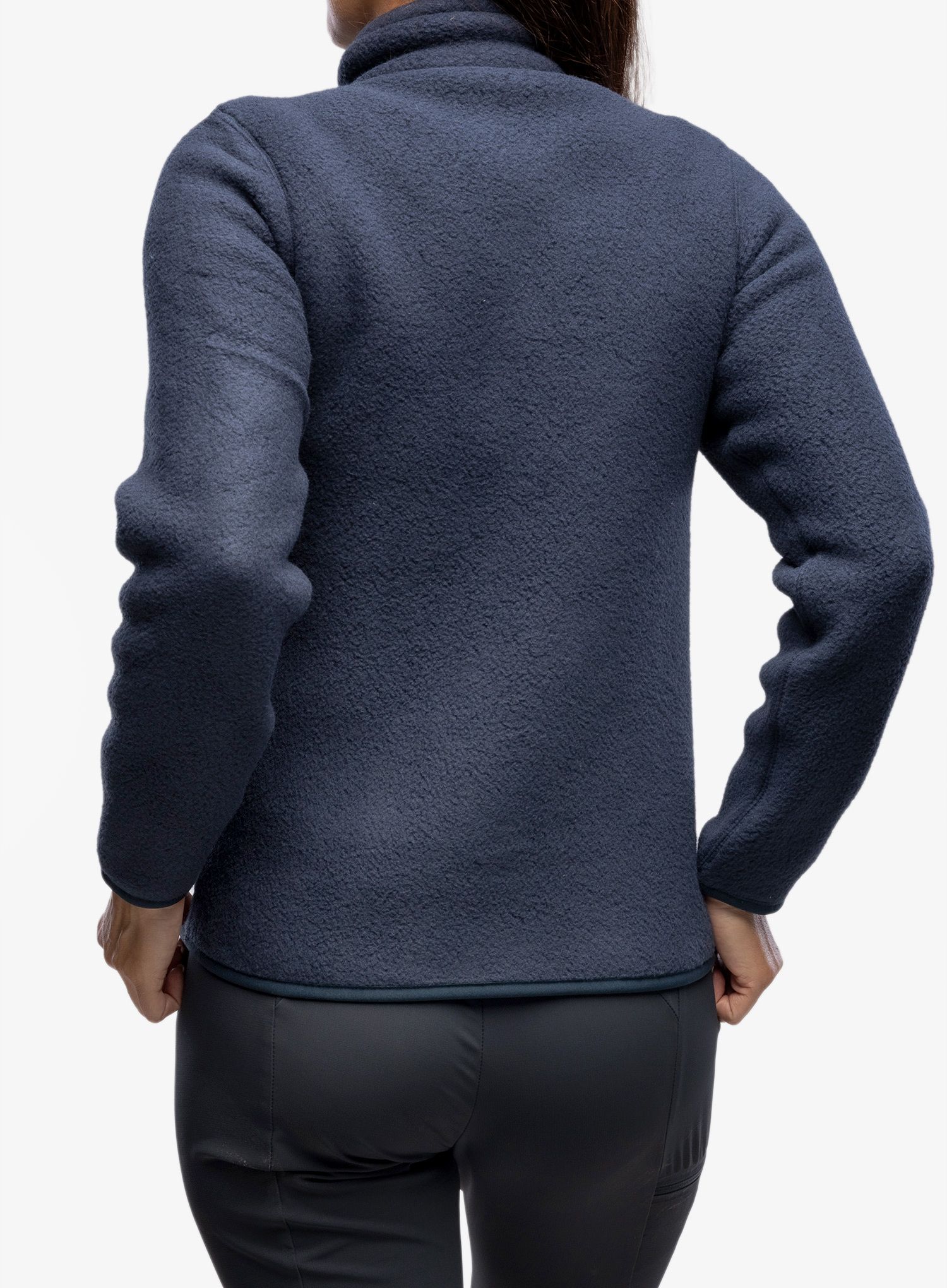 Fleecová mikina dámská Peak Performance Fleece Snap T-Neck - blue shadow