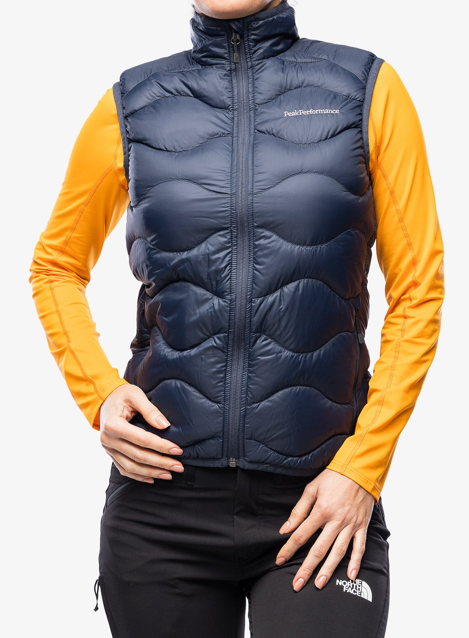 Dámská péřová vesta Peak Performance Helium Down Vest - blue