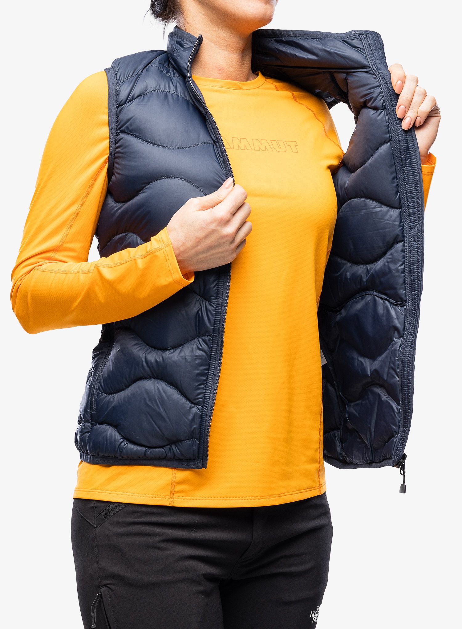 Dámská péřová vesta Peak Performance Helium Down Vest - blue