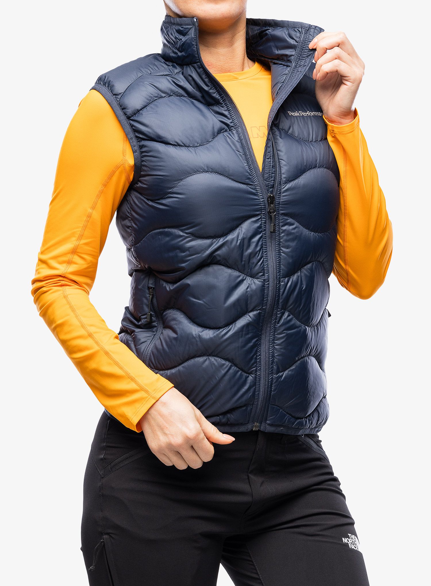Dámská péřová vesta Peak Performance Helium Down Vest - blue