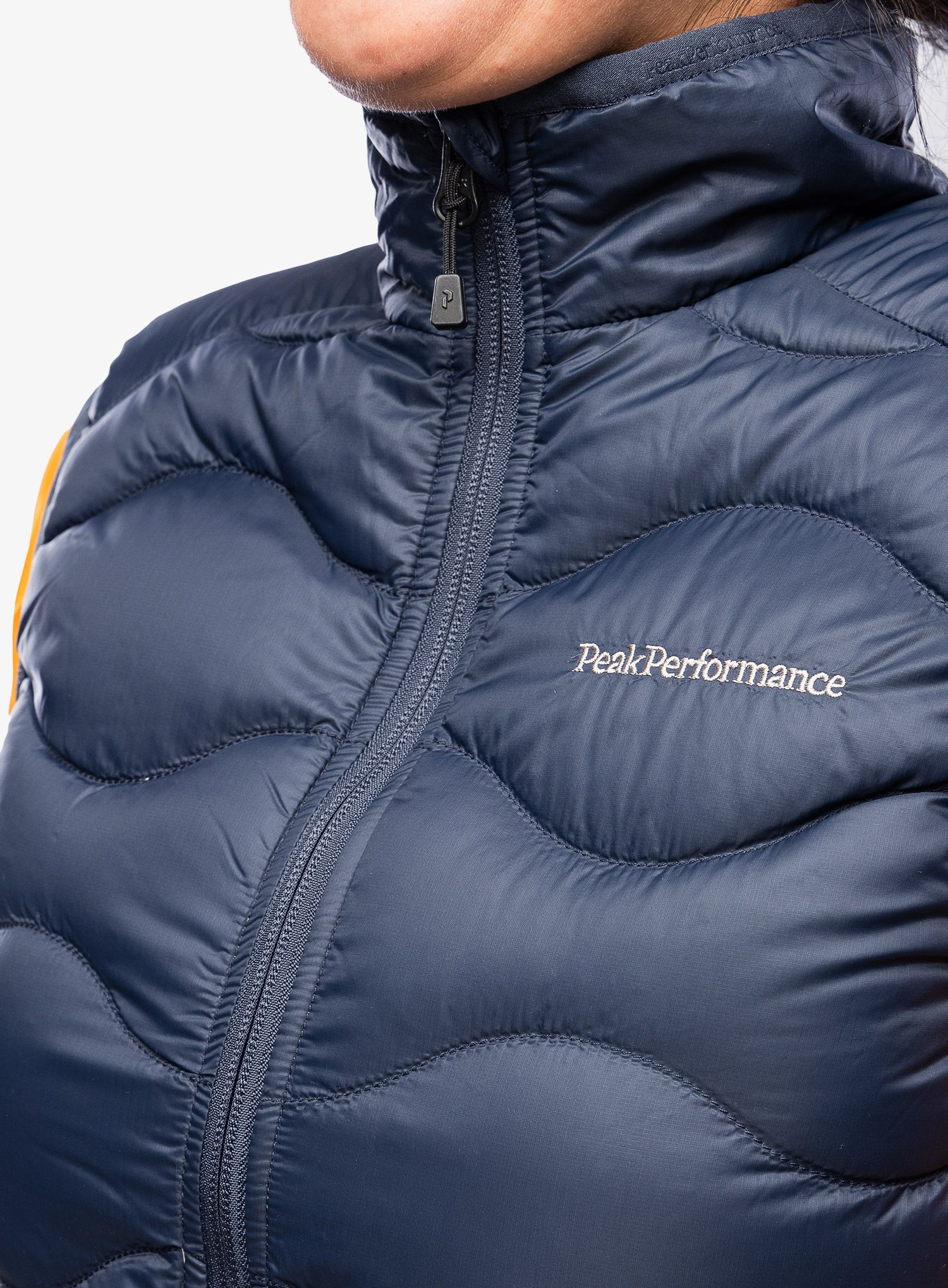 Dámská péřová vesta Peak Performance Helium Down Vest - blue