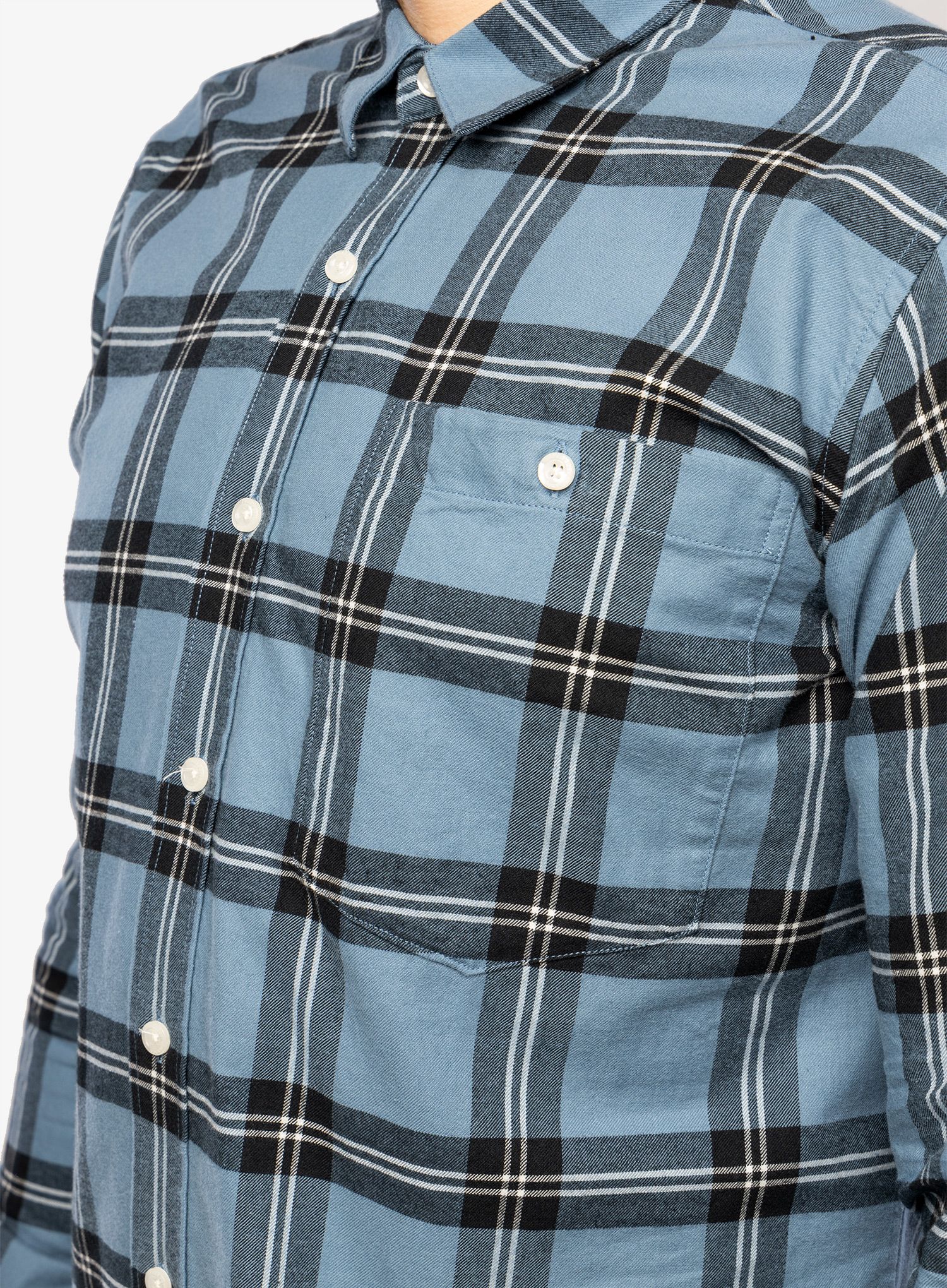 Košile Peak Performance Moment Flannel Shirt - blue check
