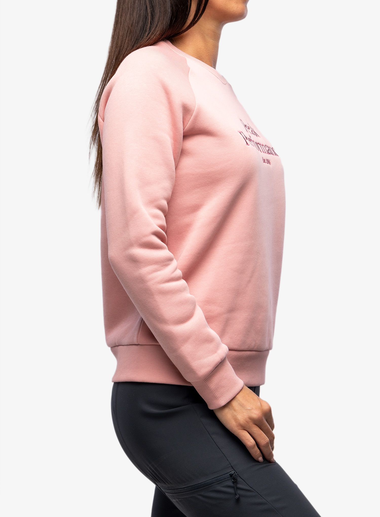 Mikina dámská bez kapuce Peak Performance Original Crew - warm blush