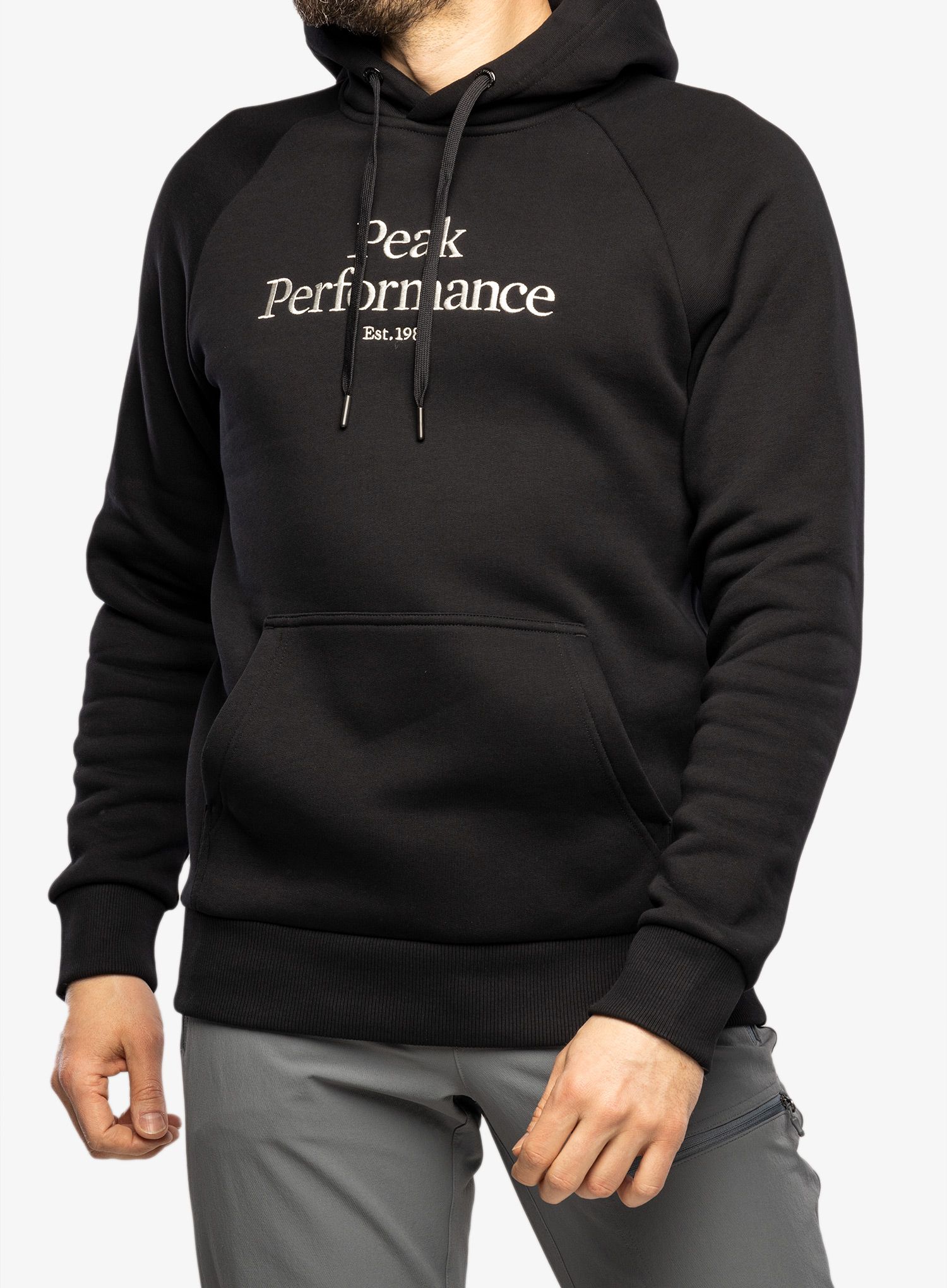Mikina s kapucí Peak Performance Original Hood - black