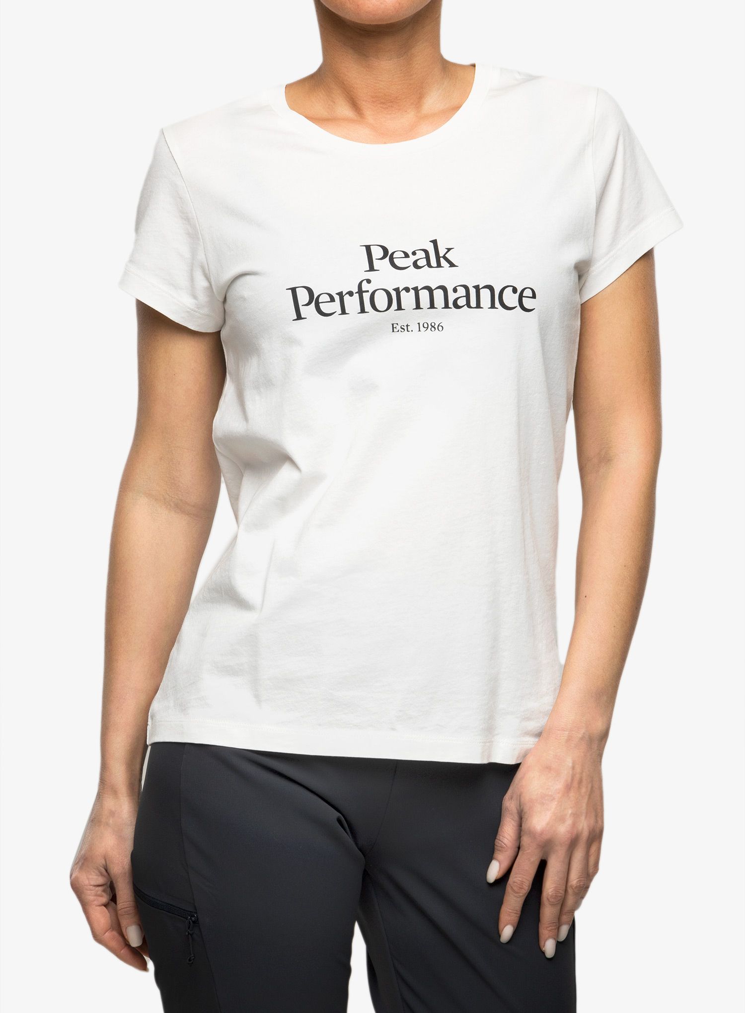 Dámské tričko s potiskem Peak Performance Original Tee - offwhite
