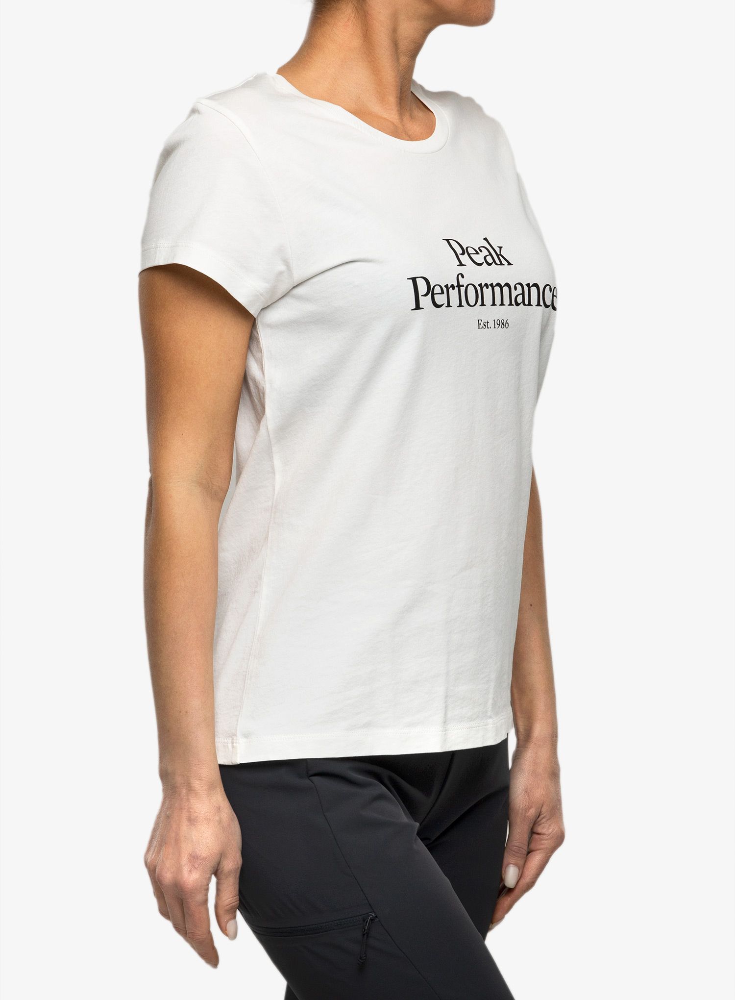 Dámské tričko s potiskem Peak Performance Original Tee - offwhite