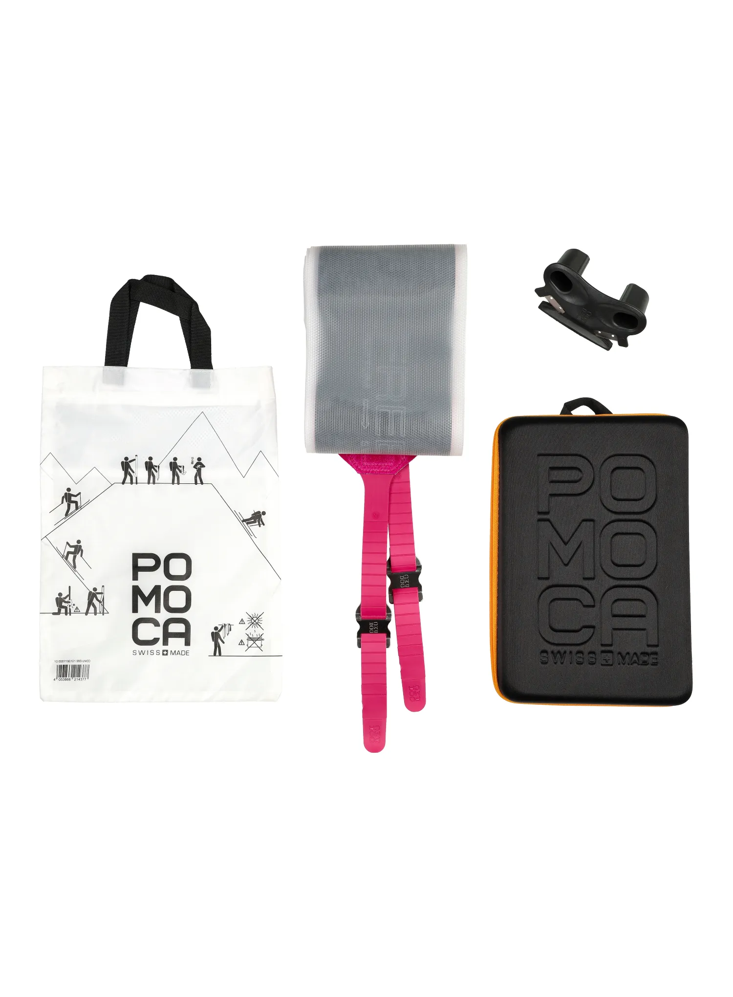Stoupací pásy Pomoca Ready2Climb Free Pro 123 mm - pink