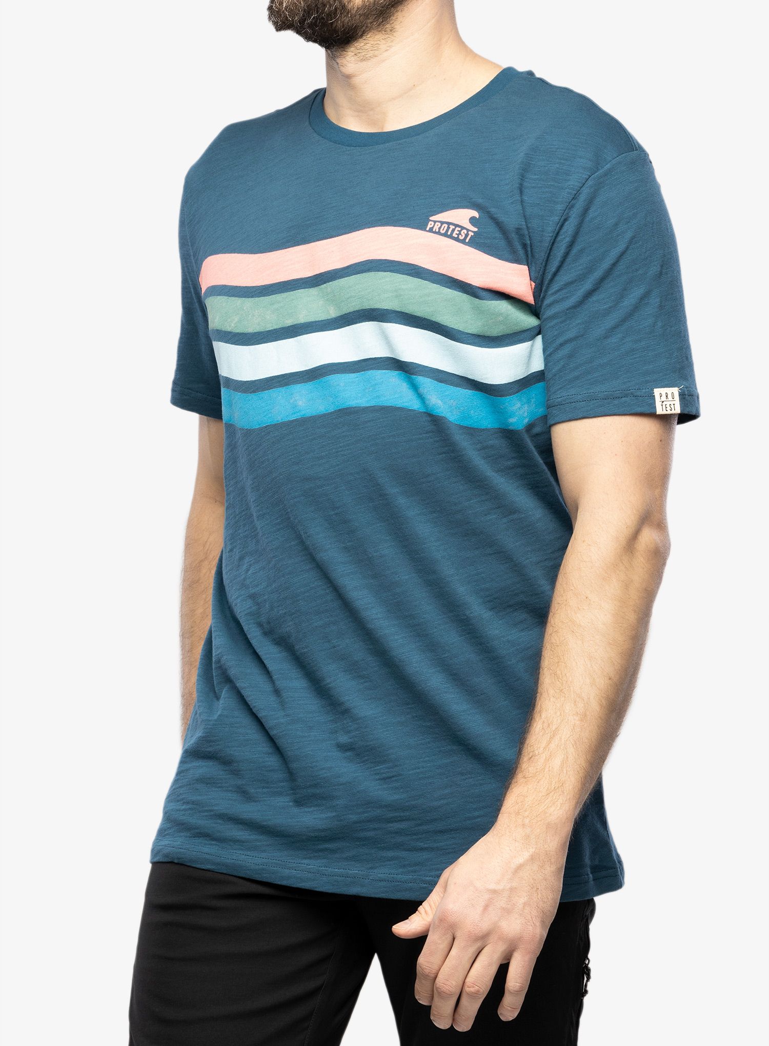 Bavlněné tričko Protest Prtexmouth T-Shirt - blue