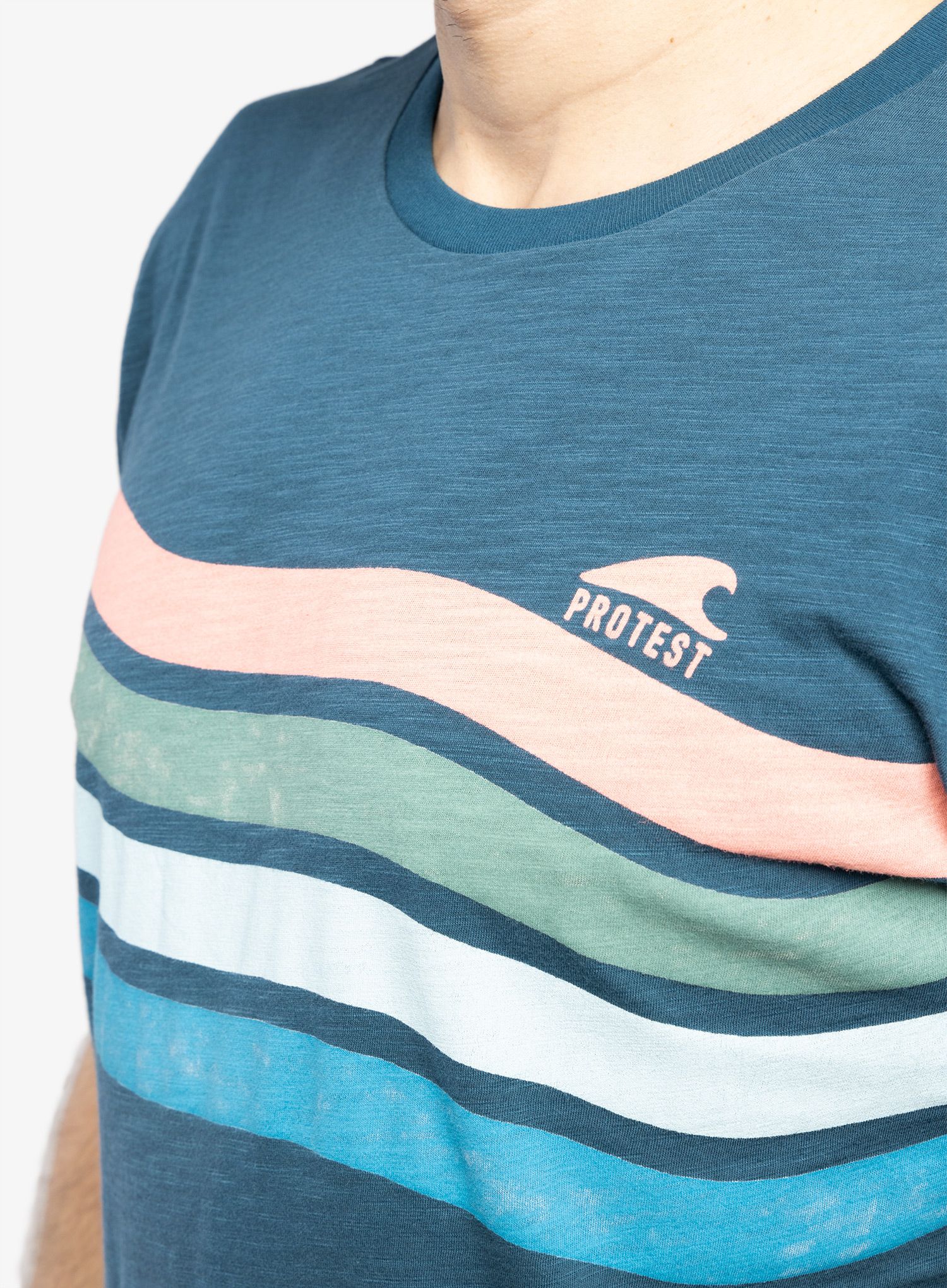 Bavlněné tričko Protest Prtexmouth T-Shirt - blue
