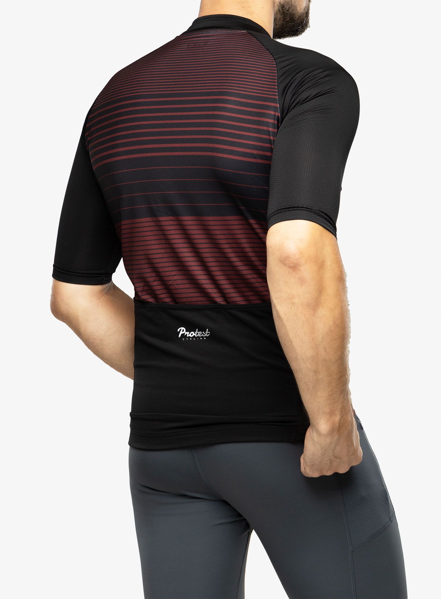 Cyklotriko Protest Prtkoblet Cycling Jersey Short Sleeve - true black