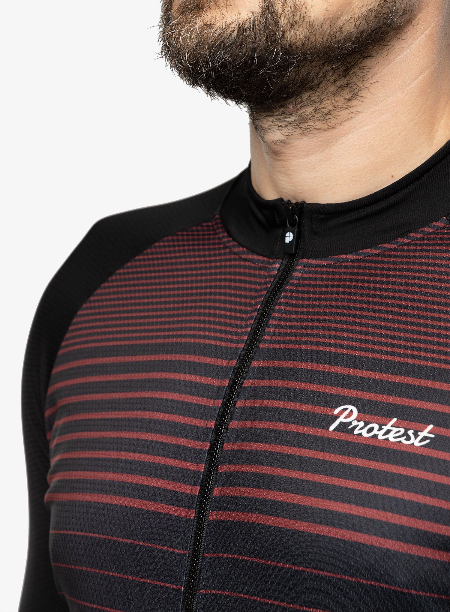 Cyklotriko Protest Prtkoblet Cycling Jersey Short Sleeve - true black