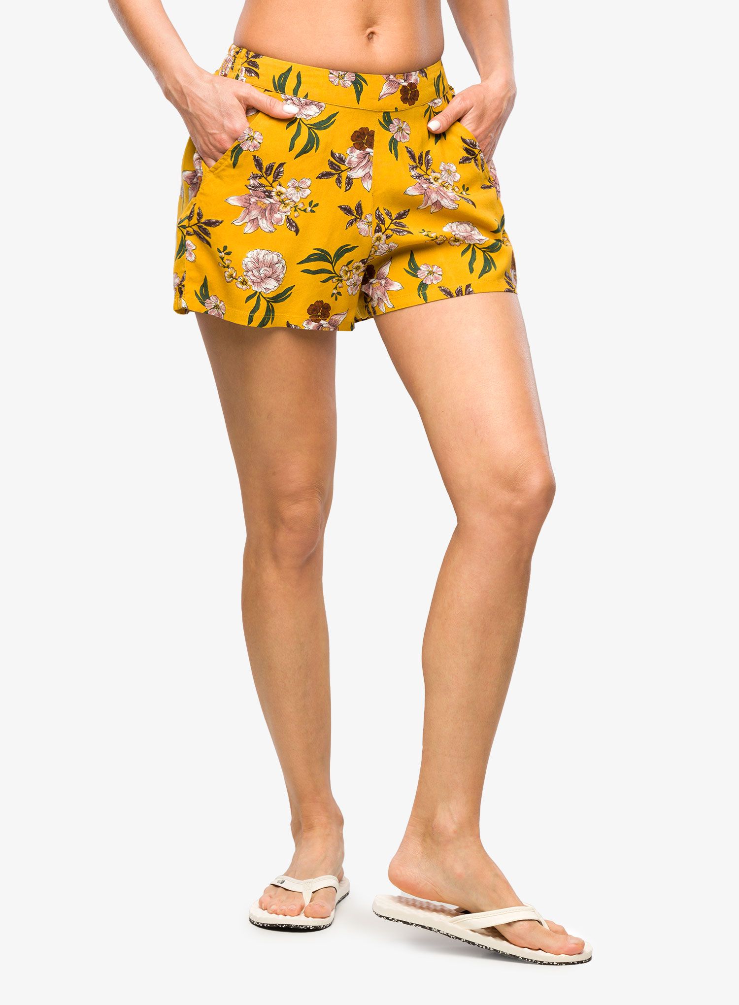 Kraťasy dámské Protest Prtmahi Shorts - tumeric yellow