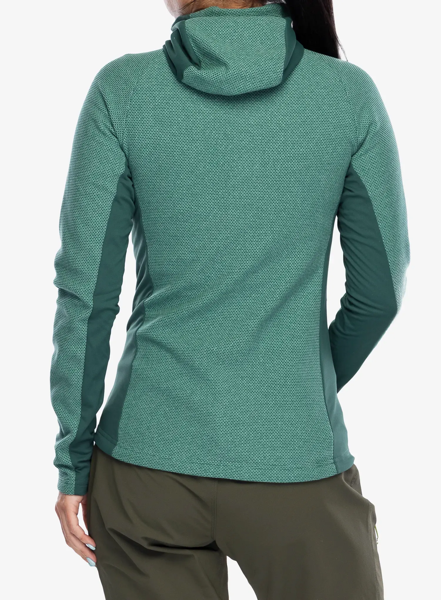 Dámská mikina s kapucí Rab Capacitor Hoody - eucalyptus