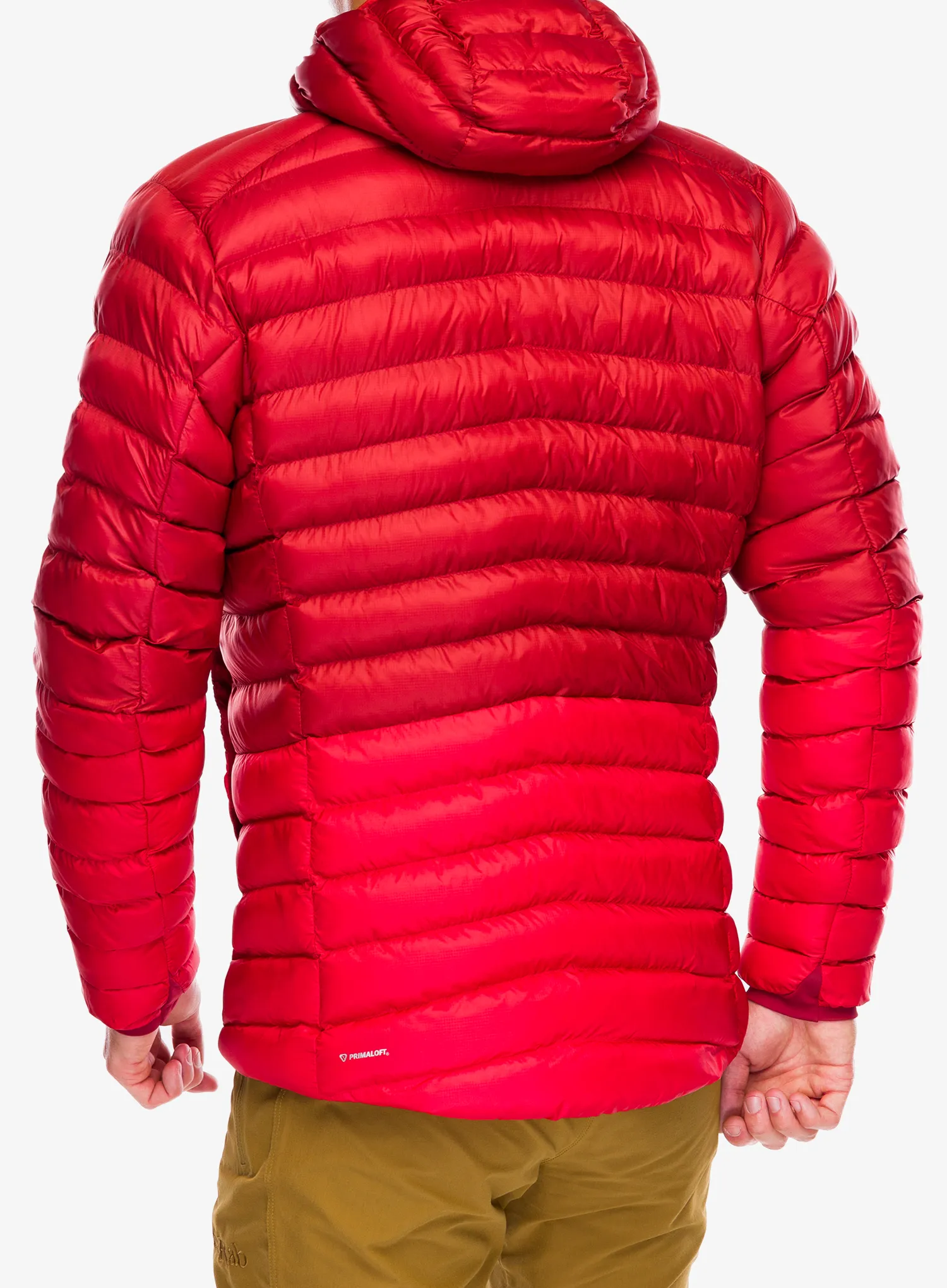 Zateplená bunda Rab Cirrus Alpine - tuscan red/dark horizon