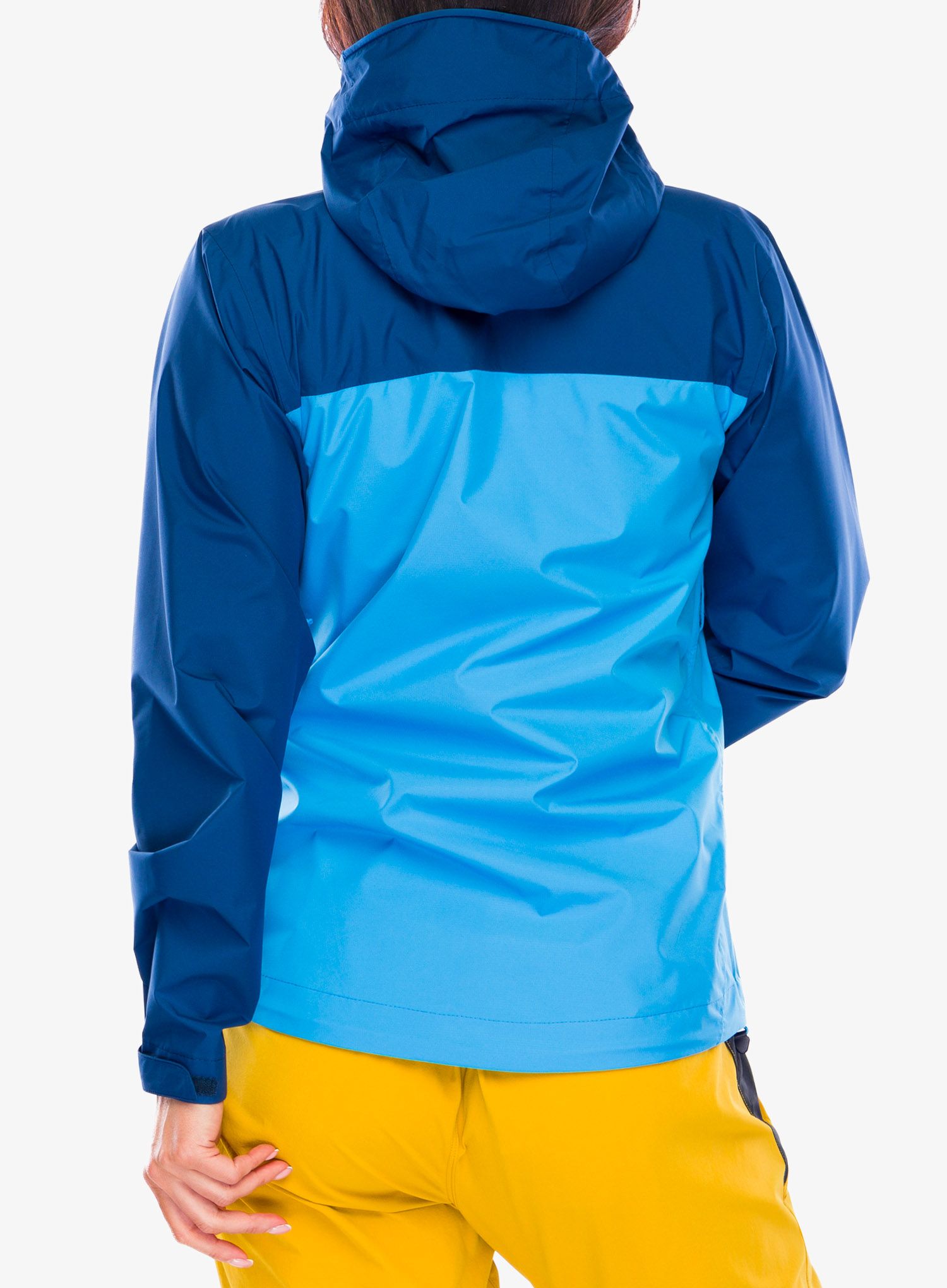 Dámská bunda Rab Downpour Eco Jacket - nightfall blue/alaska blue