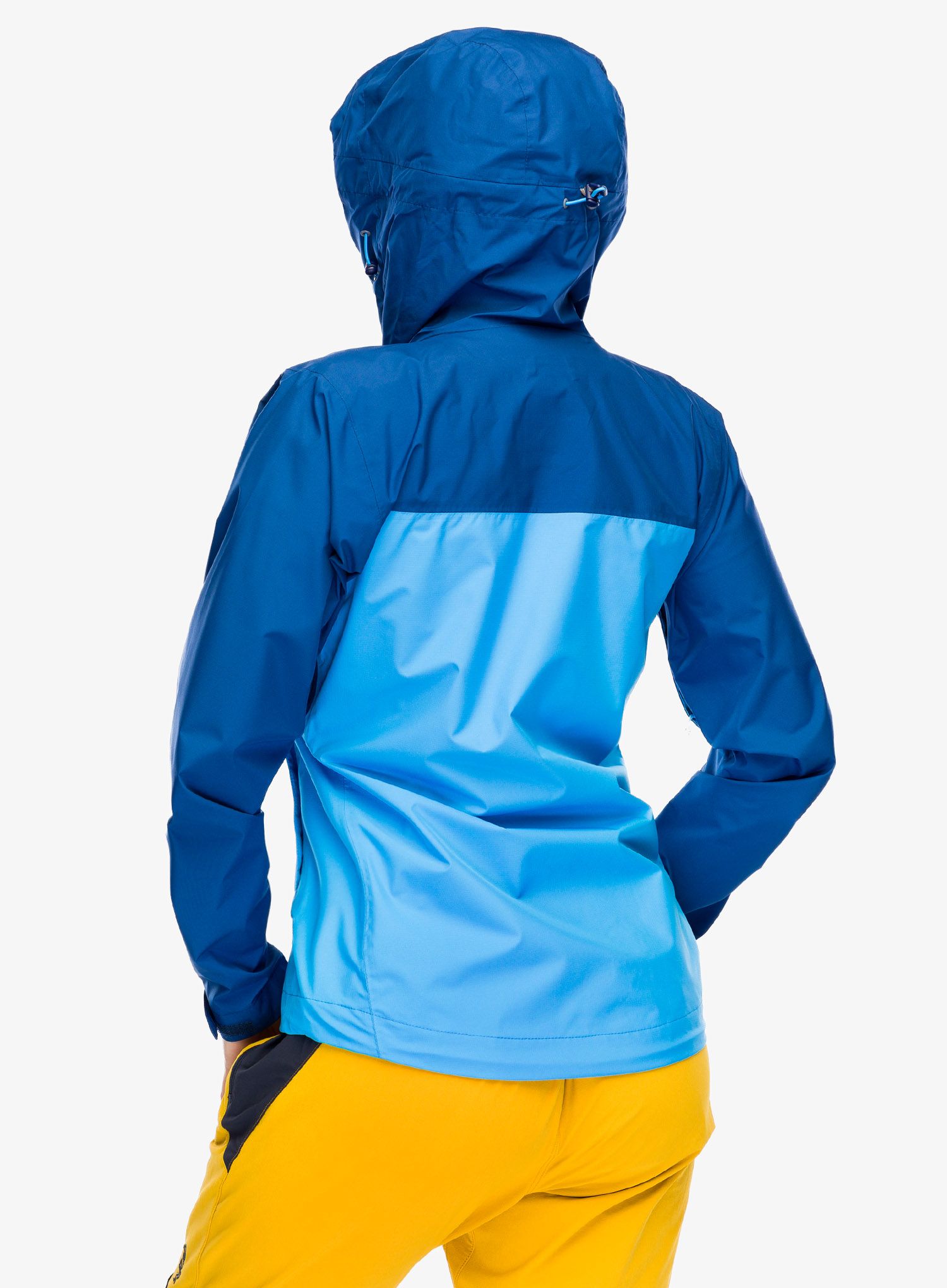 Dámská bunda Rab Downpour Eco Jacket - nightfall blue/alaska blue