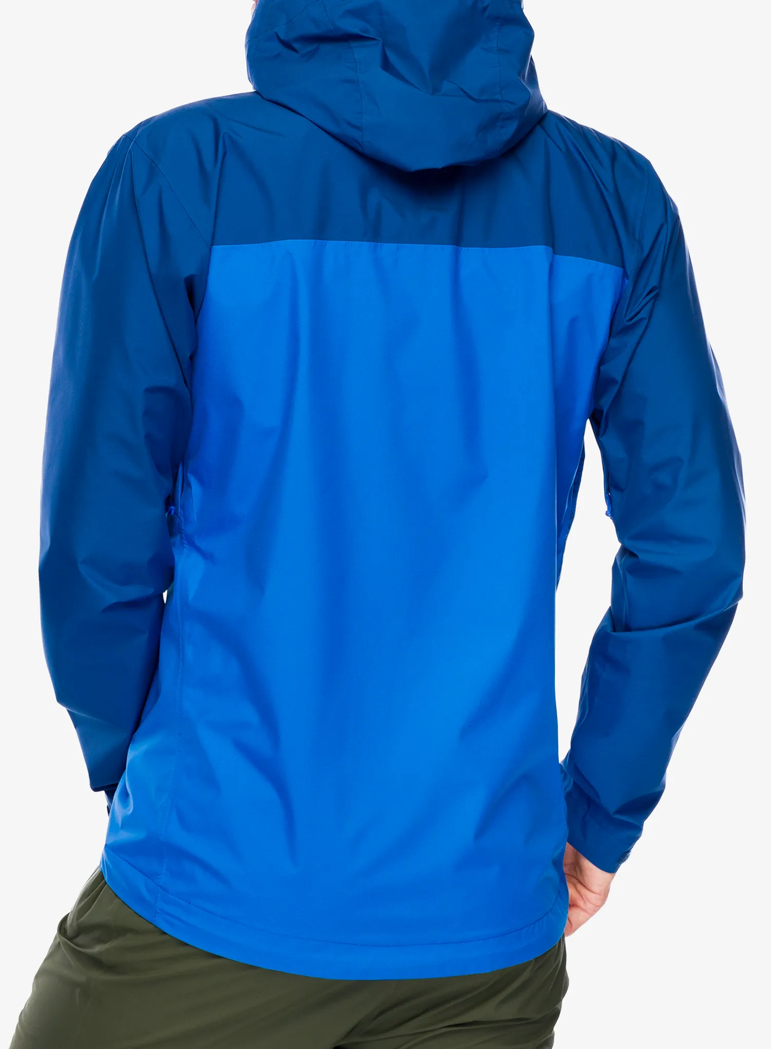 Bunda s membránou Rab Downpour Eco Jacket - nightfall blue/ascent blue