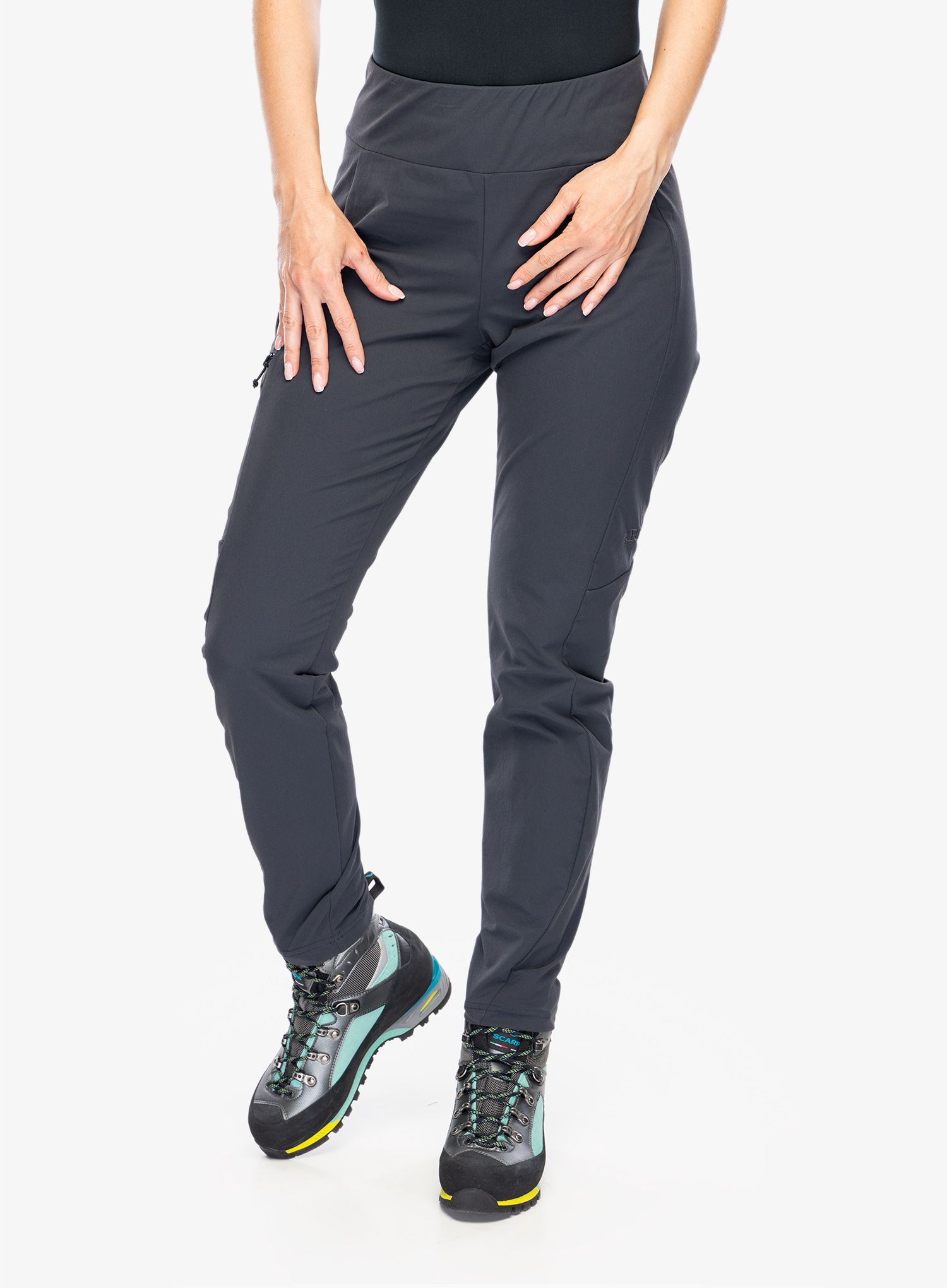 Dámské softshellové kalhoty Rab Elevation Pants - beluga