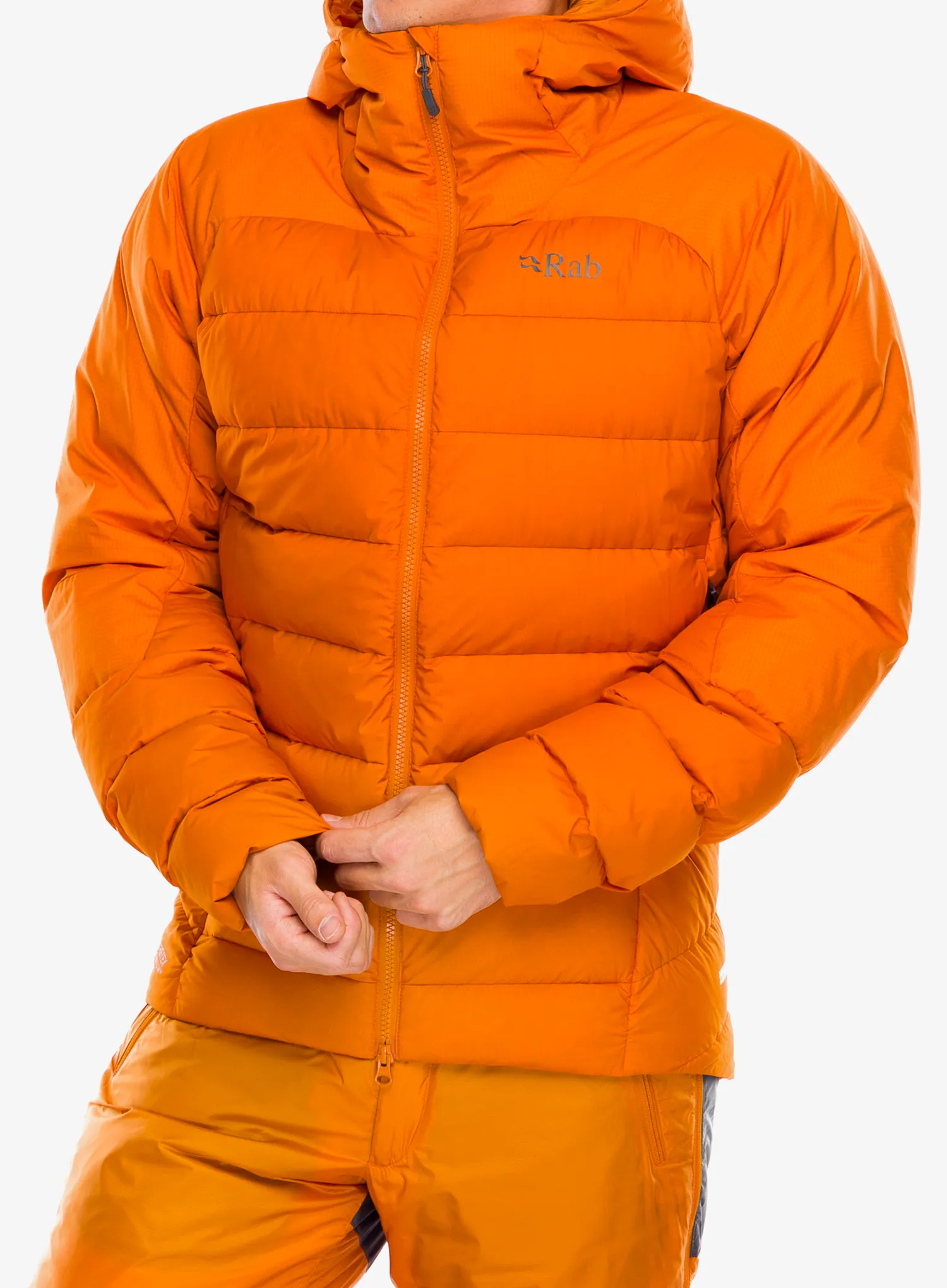 Péřová bunda Rab Infinity Alpine Jacket - marmalade