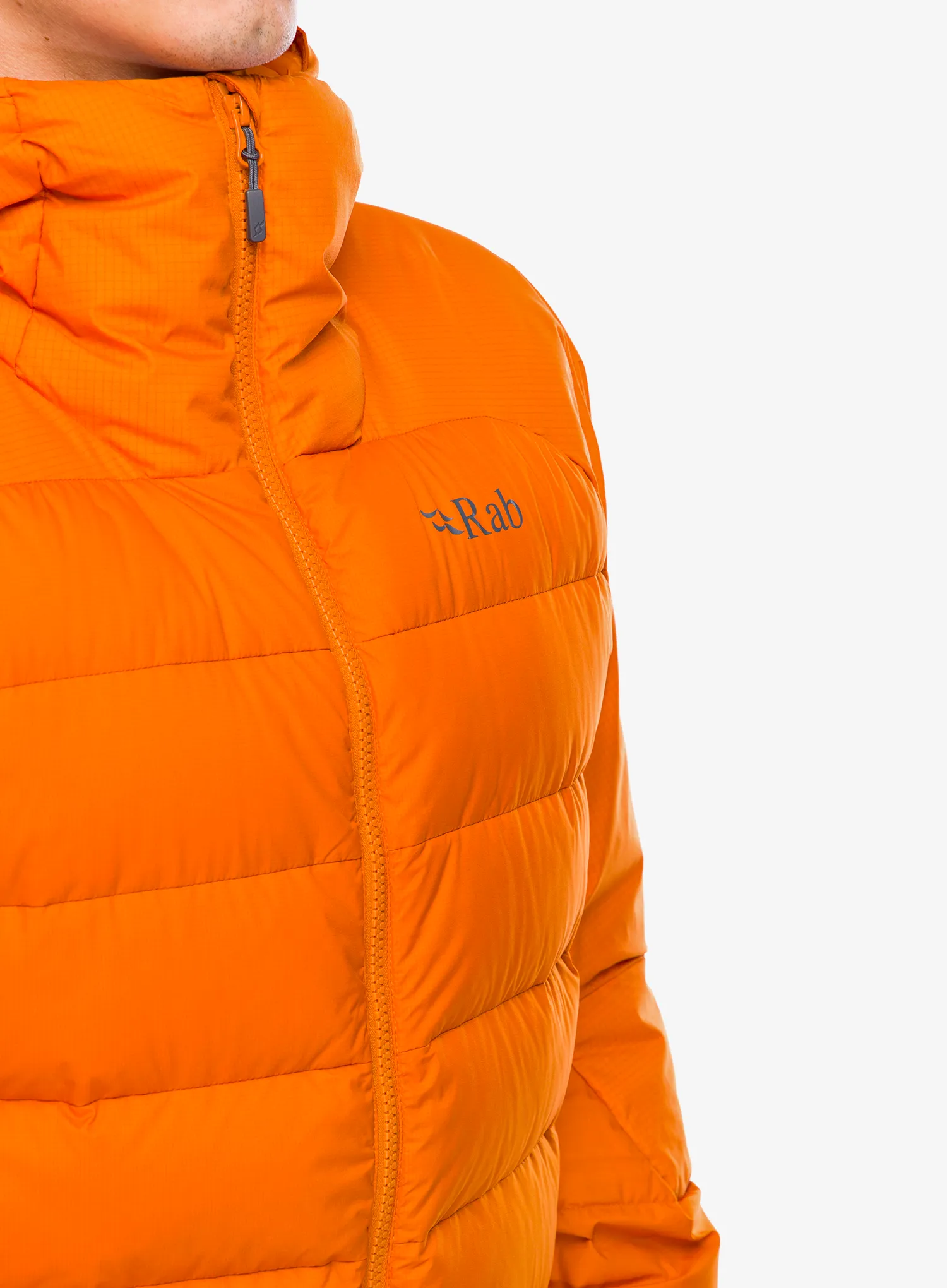 Péřová bunda Rab Infinity Alpine Jacket - marmalade