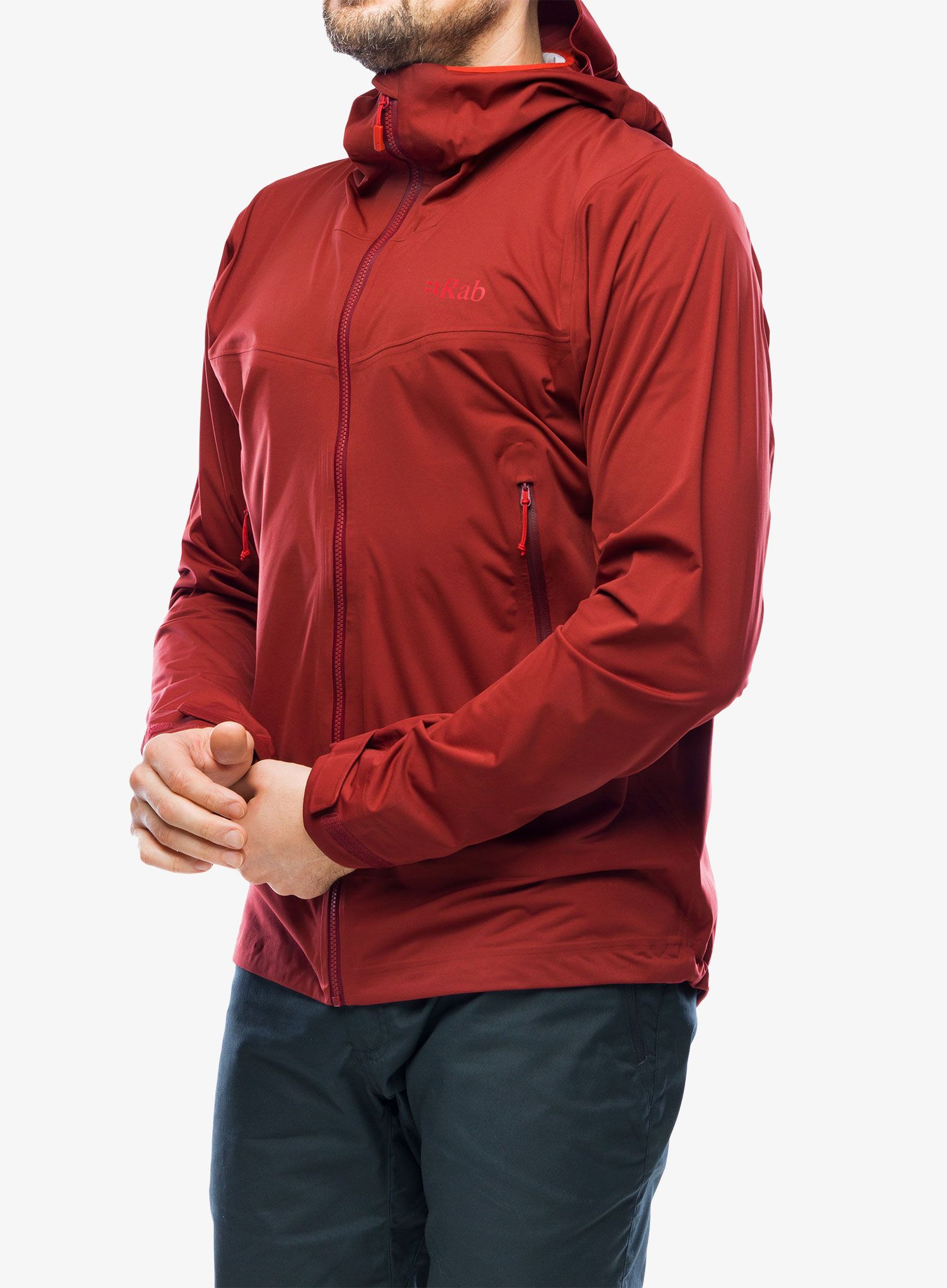 Bunda s membránou Rab Kinetic 2.0 Jacket - oxblood red