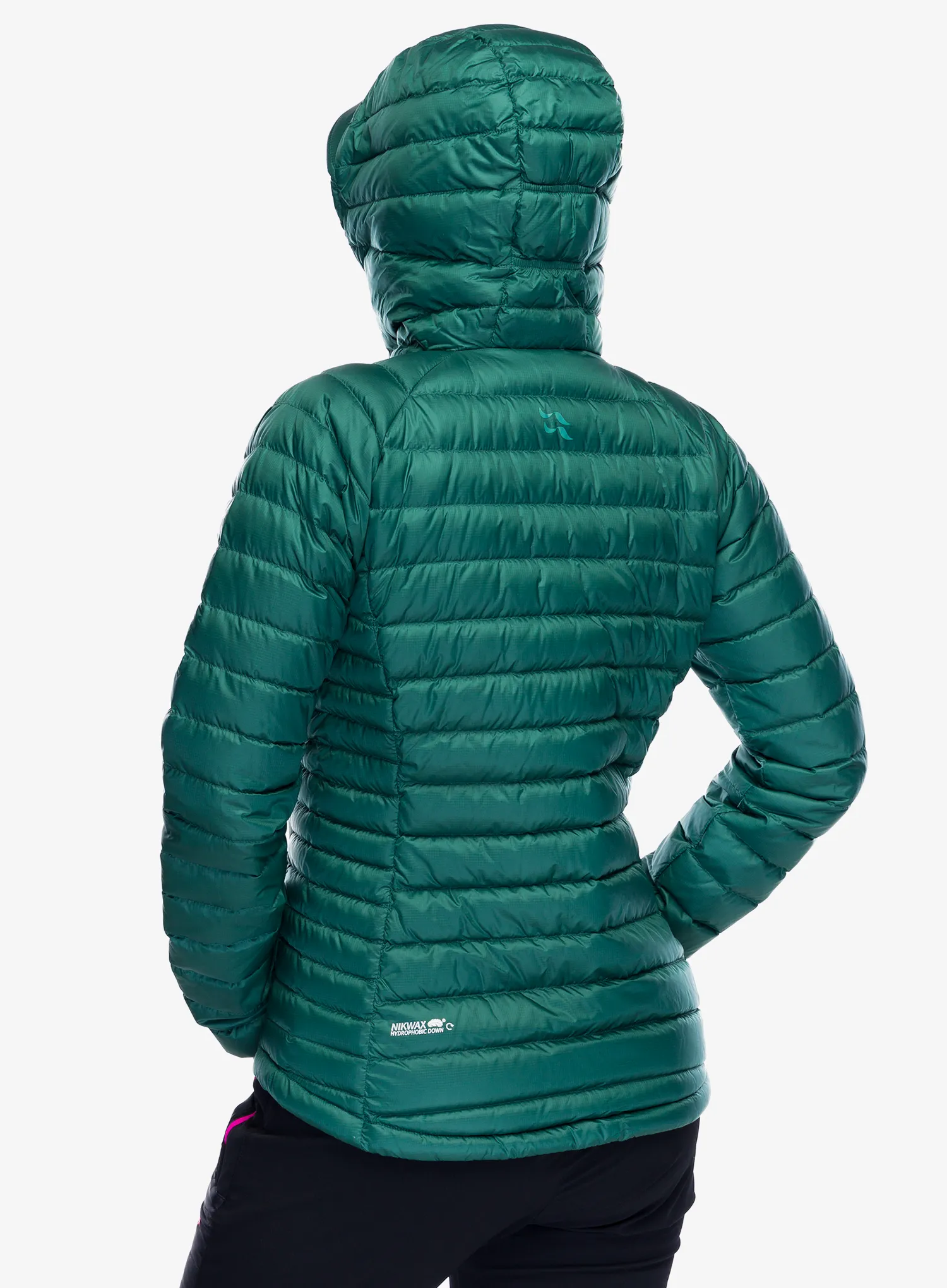 Dámská péřová bunda Rab Microlight Alpine Jacket - green slate