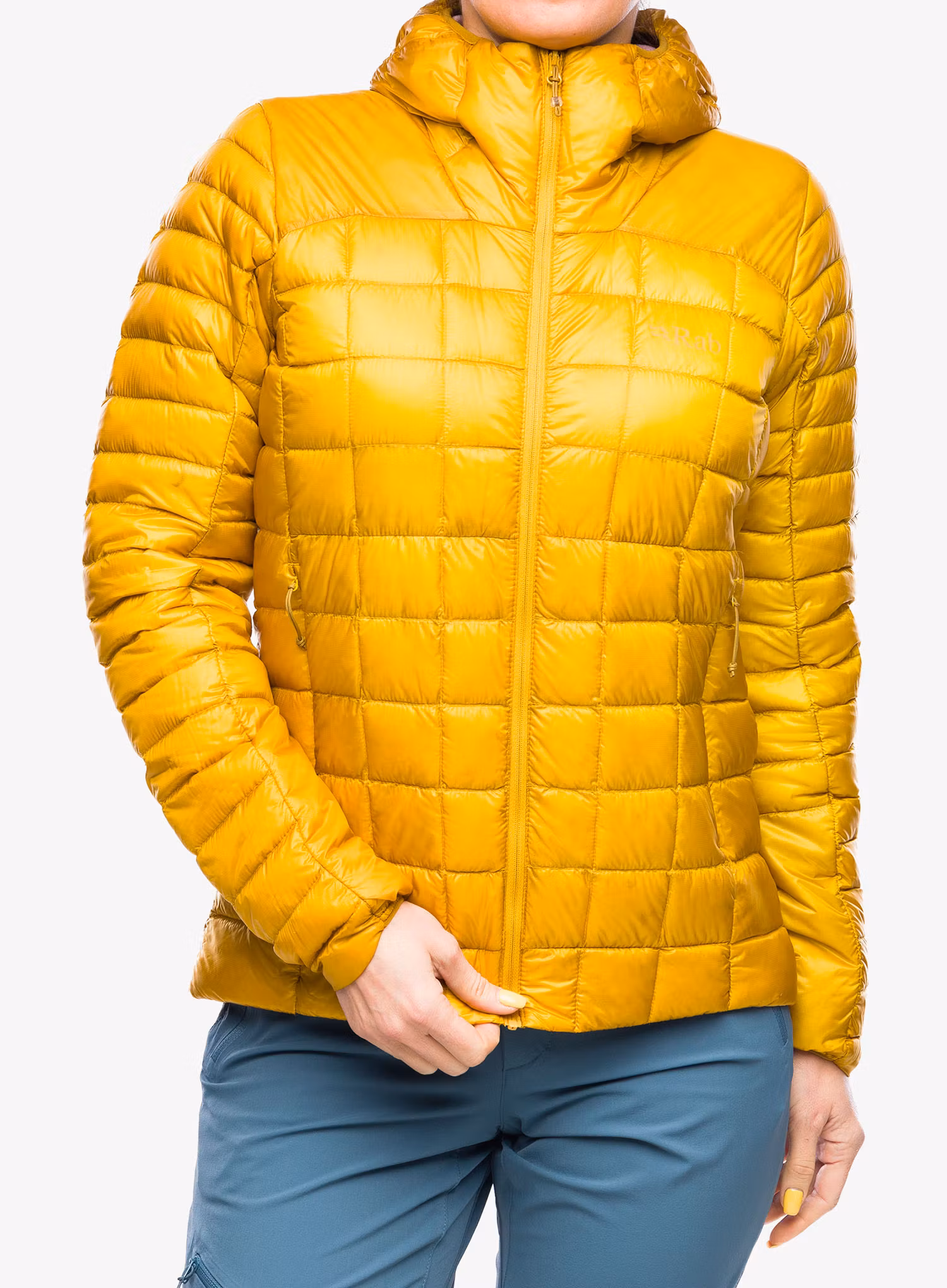 Dámská péřová bunda Rab Mythic Alpine Light Jacket - sahara