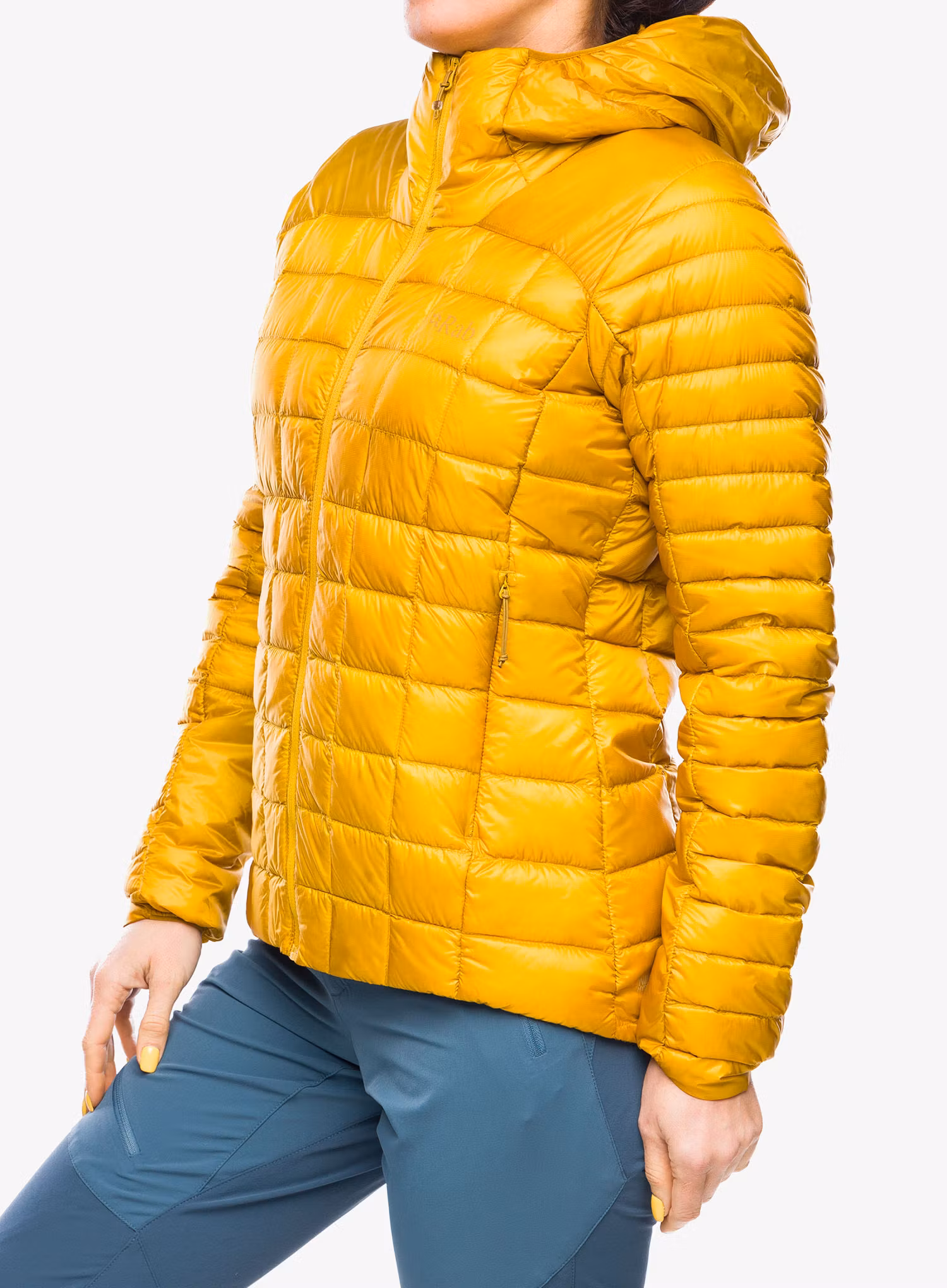 Dámská péřová bunda Rab Mythic Alpine Light Jacket - sahara