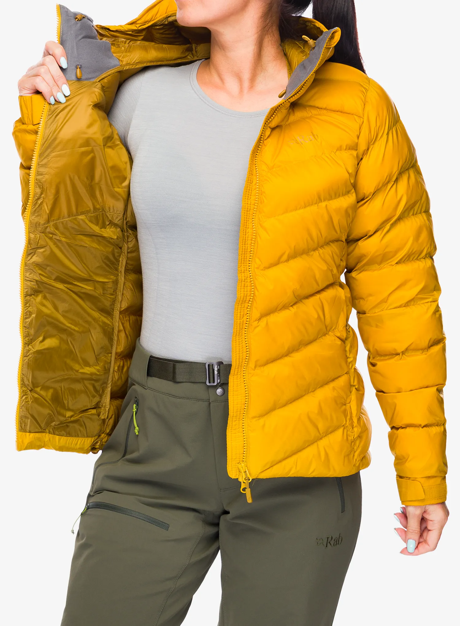 Zateplená bunda dámská Rab Nebula Pro Jacket - sahara