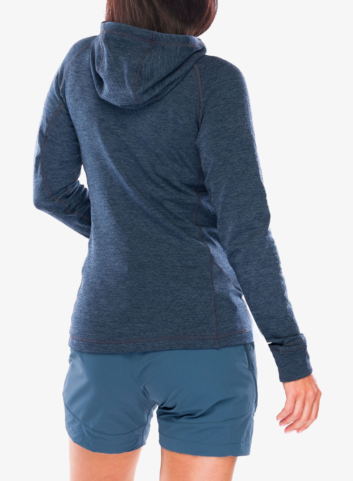 Dámská mikina s kapucí Rab Nexus Hoody - steel