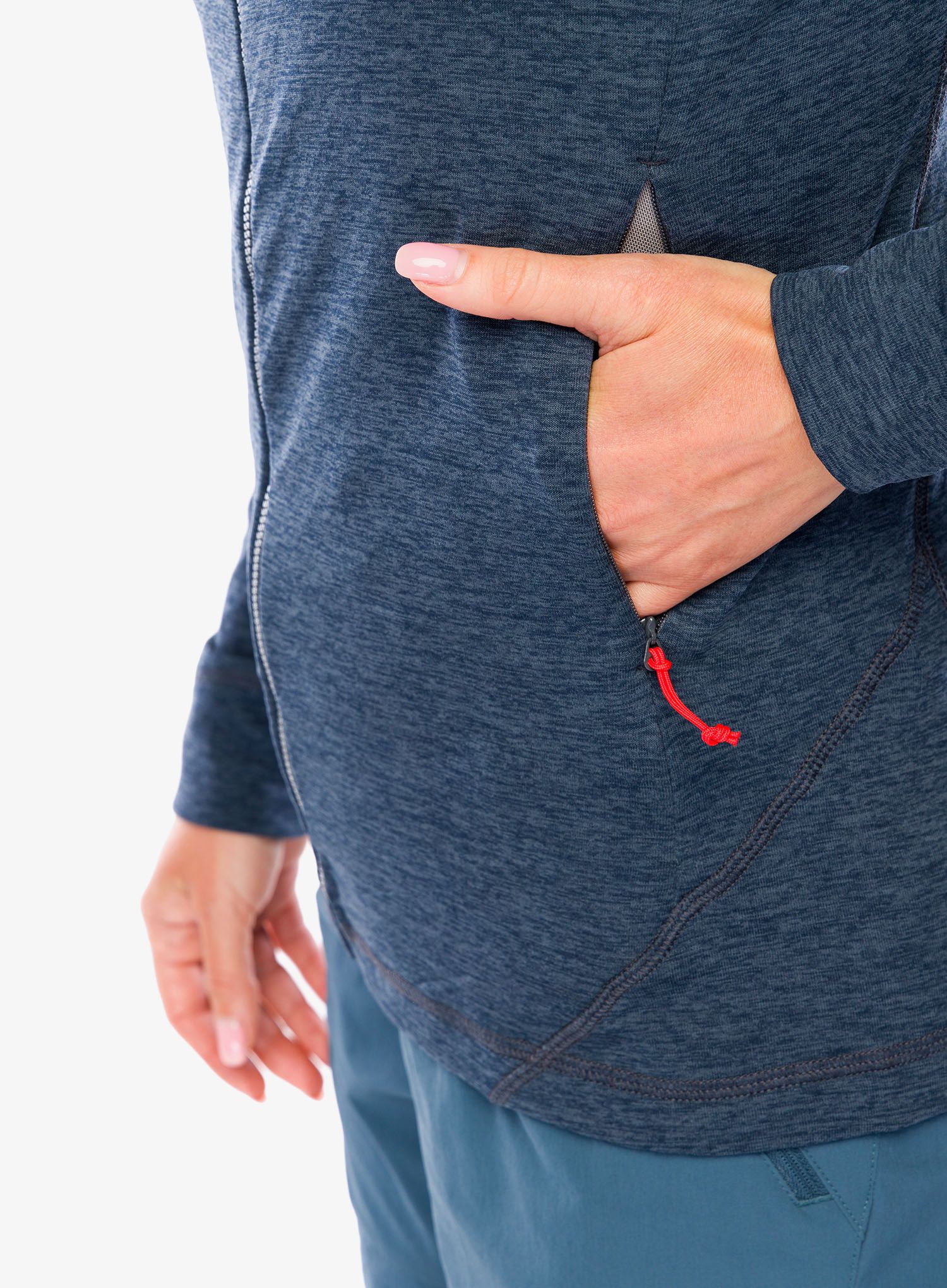 Dámská mikina s kapucí Rab Nexus Hoody - steel