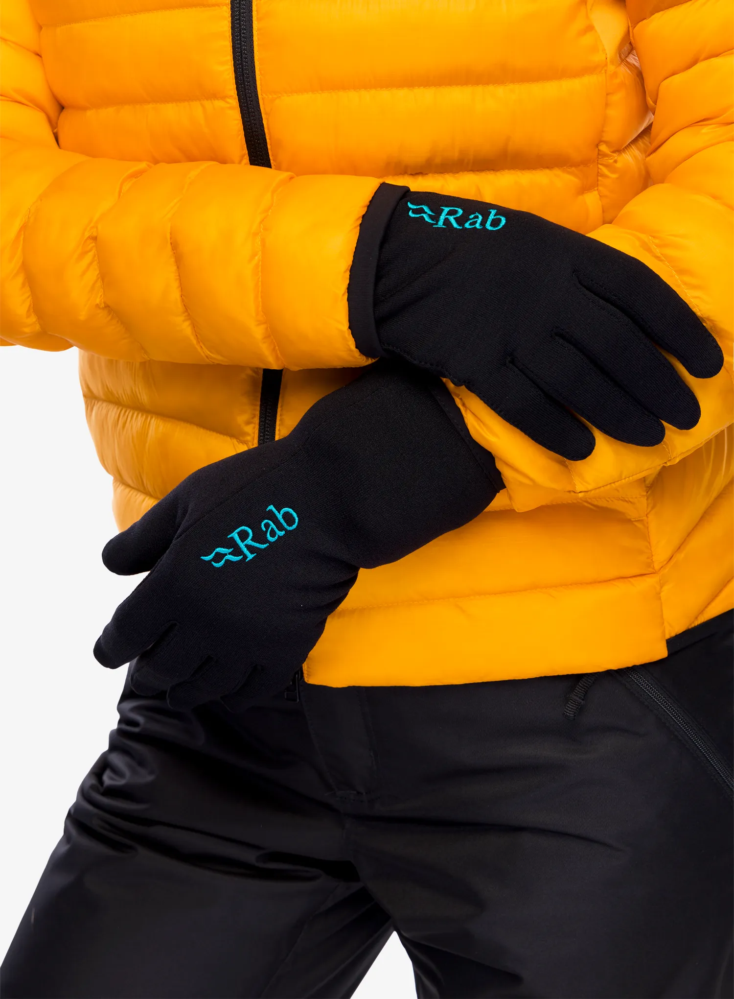 Dámské rukavice Rab Power Stretch Contact Glove - black