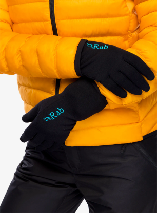 Dámské rukavice Rab Power Stretch Contact Glove - black