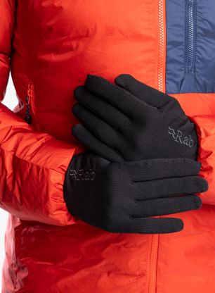 Rukavičky Rab Power Stretch Pro Glove - black