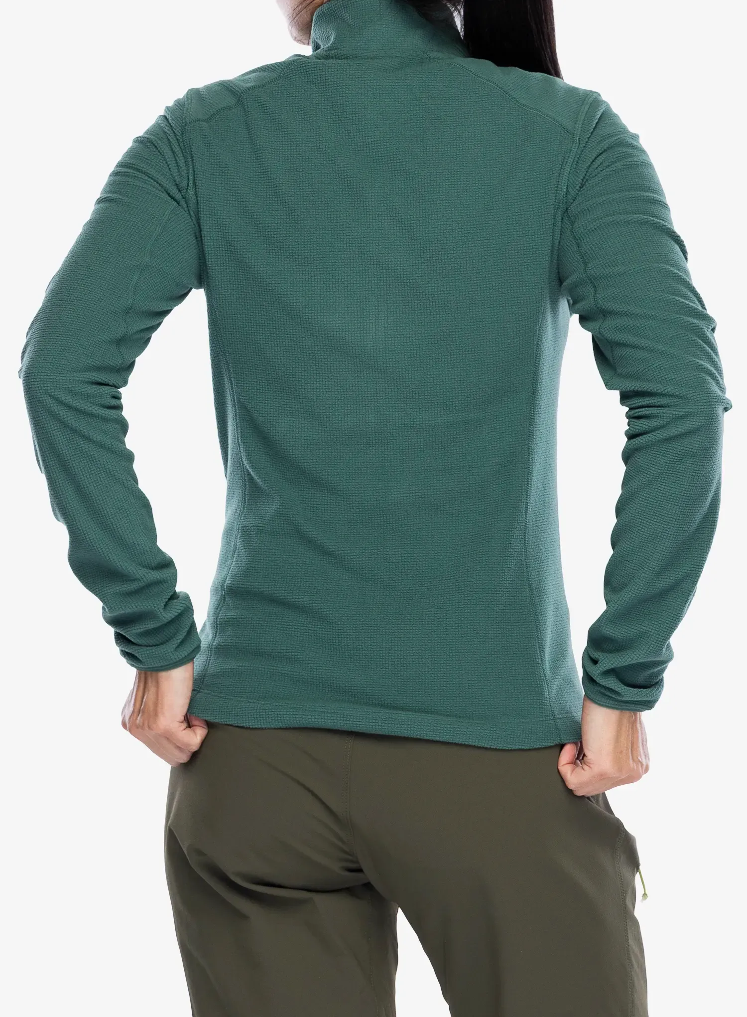 Dámská mikina na zip Rab Tecton Jacket - green slate