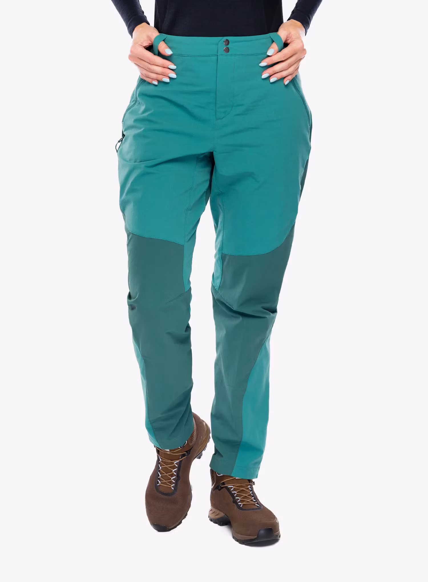 Trekové kalhoty dámské Rab Torque Mountain Pants - eucalyptus/green slate