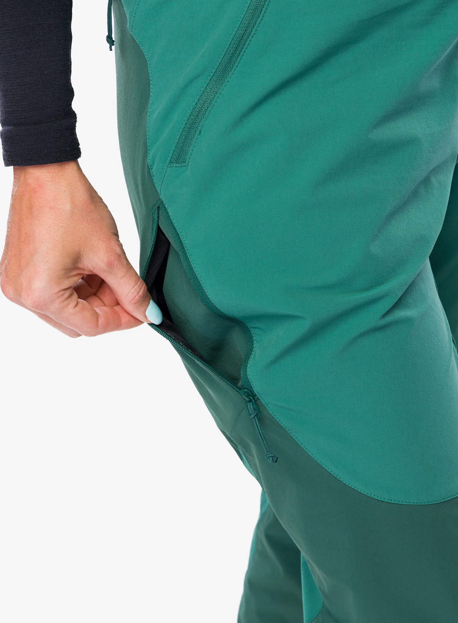 Trekové kalhoty dámské Rab Torque Mountain Pants - eucalyptus/green slate