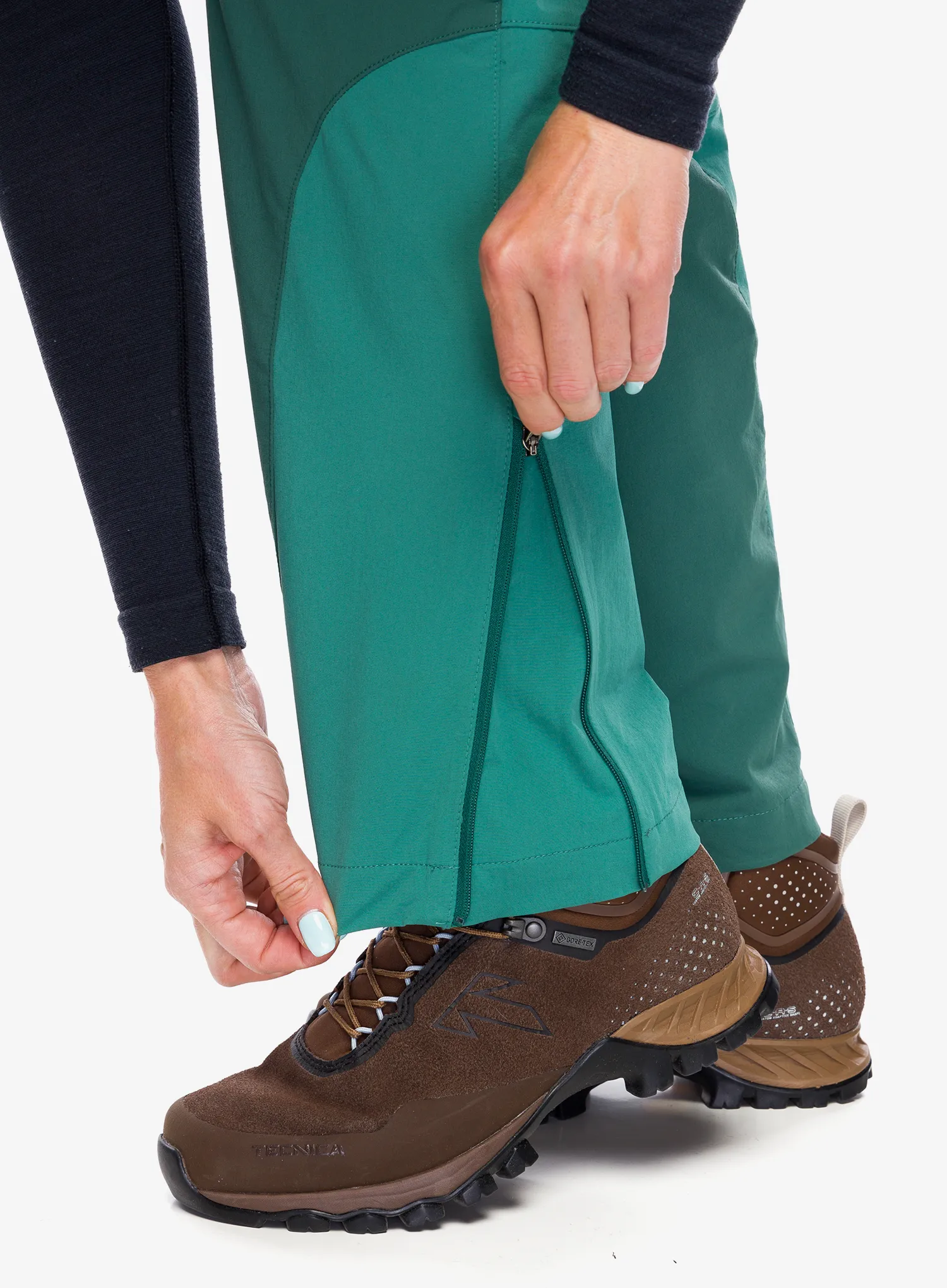 Trekové kalhoty dámské Rab Torque Mountain Pants - eucalyptus/green slate