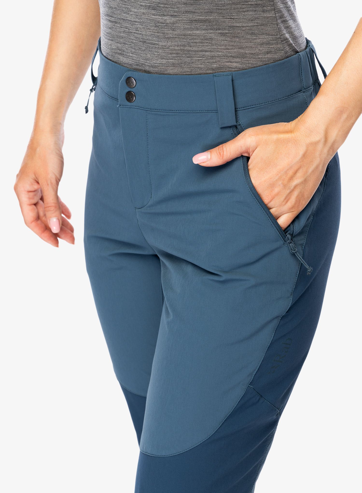 Trekové kalhoty dámské Rab Torque Mountain Pants - orion blue/tempest blue