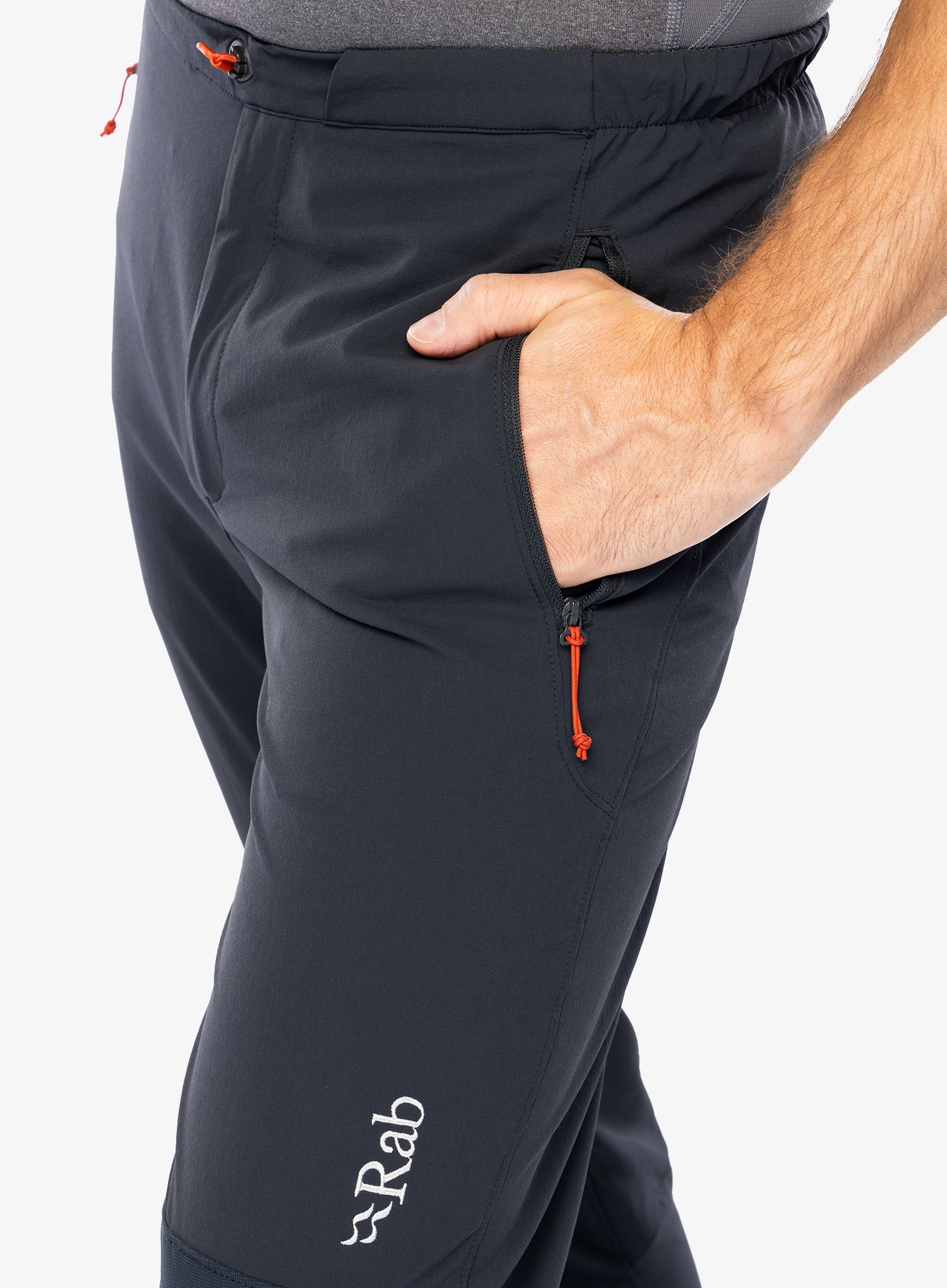 Trekové kalhoty Rab Torque Pants - beluga/beluga