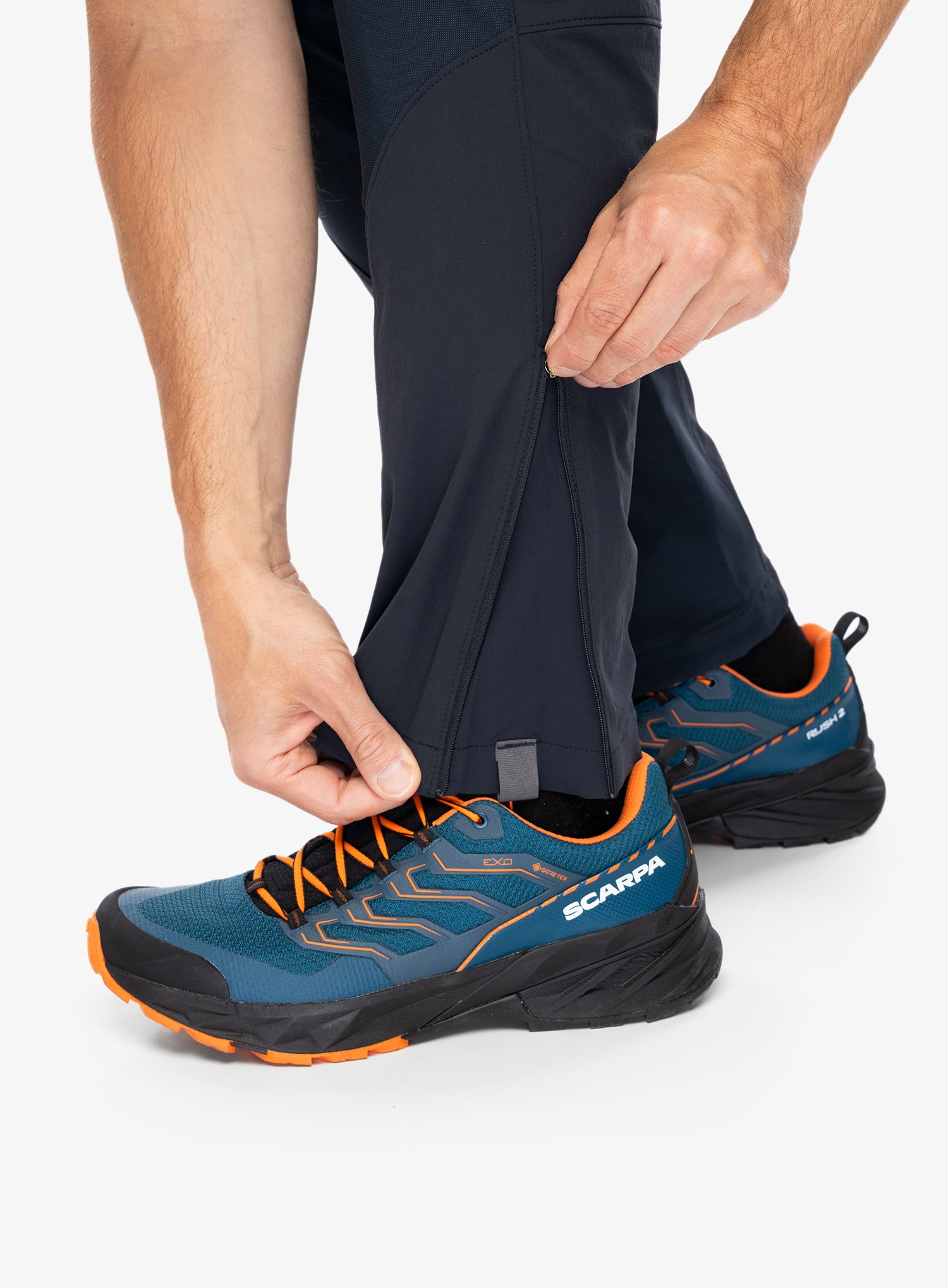 Trekové kalhoty Rab Torque Pants - beluga/beluga